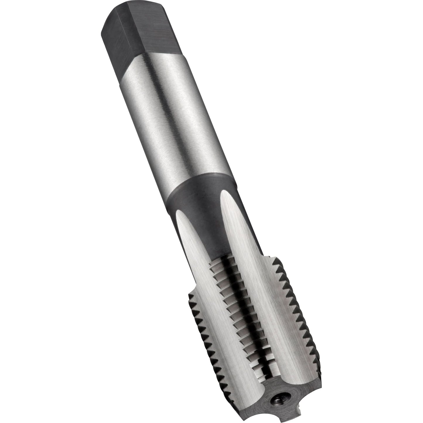 Medium Hook Pipe Tap, 1/8"-28, 4 Flutes, 2.3" L, High Speed Steel