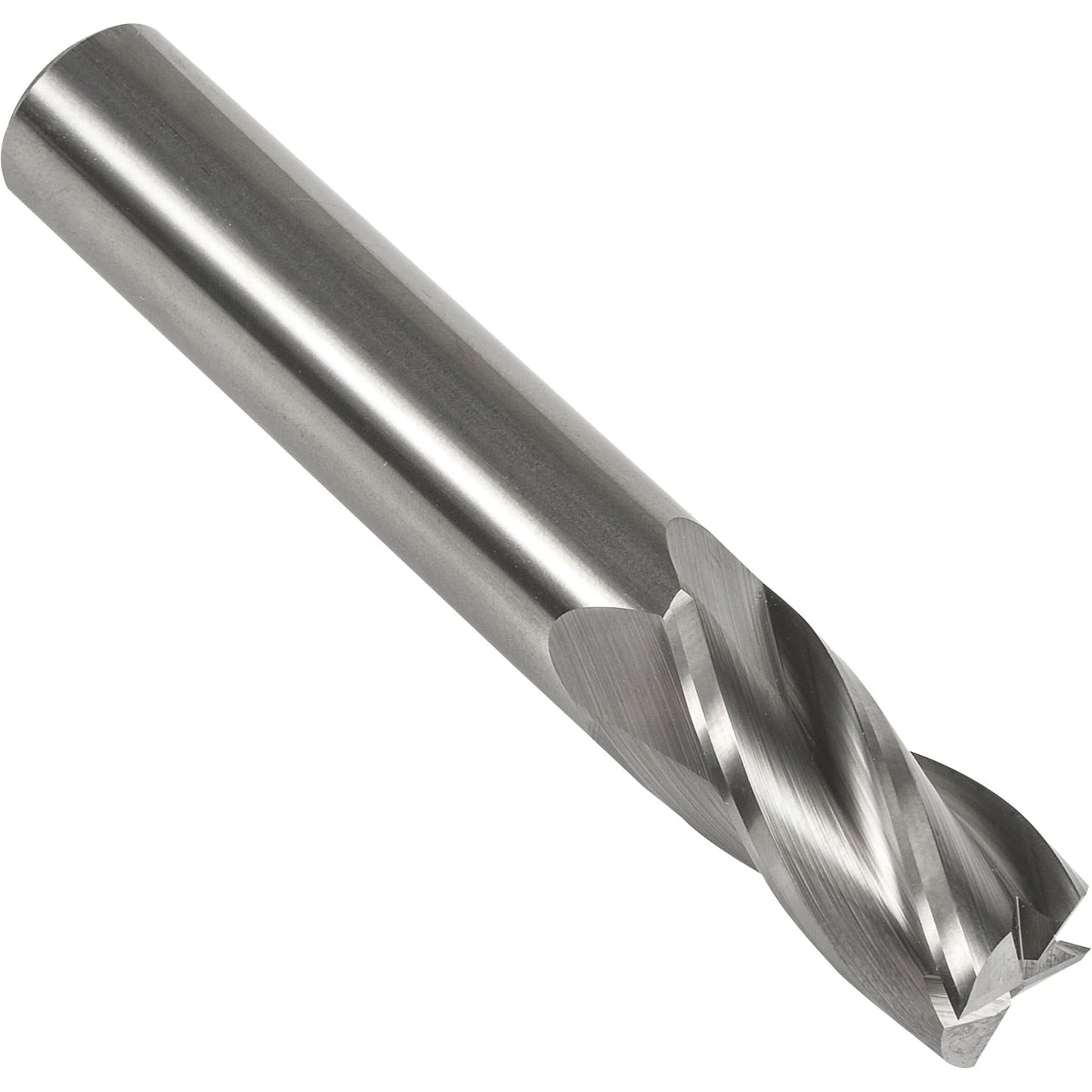 S134 Square End Mill, 5/16" Dia., 2-1/2" L, 4 Flutes, 5/16" Shank, Carbide