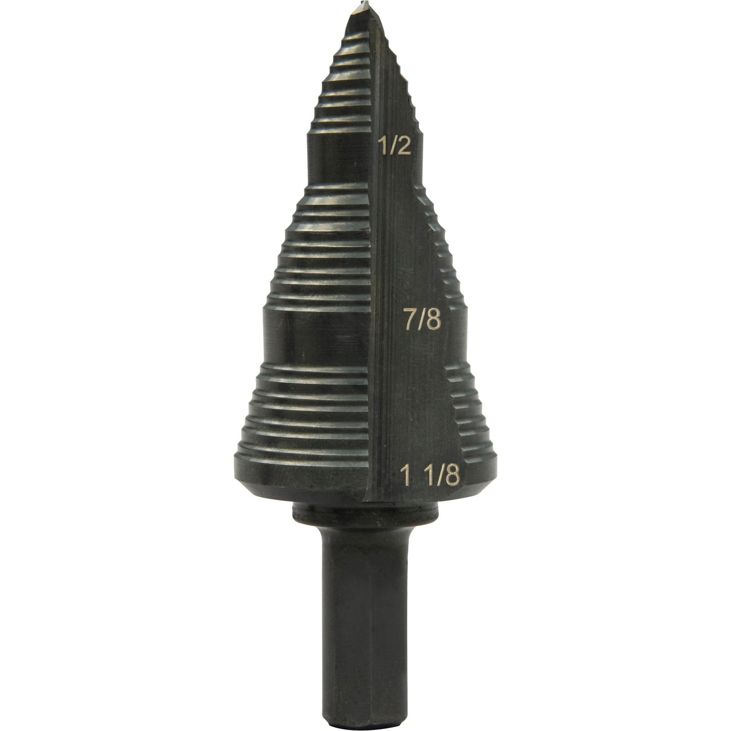 #9 Multi-Hole Step Bit, 3/16" - 1-1/8" , High Speed Steel