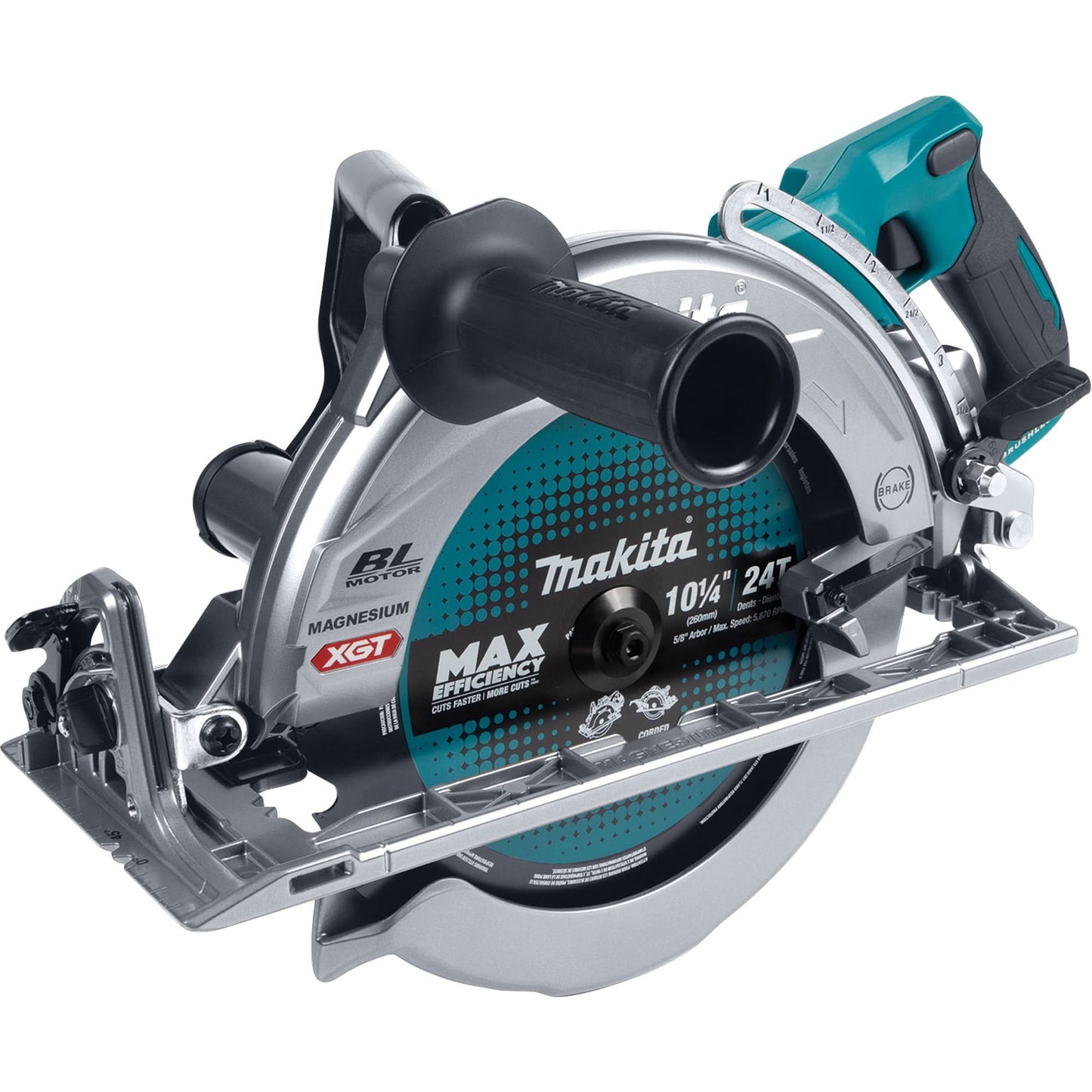 MAX XGT Rear-Handle Circular Saw with Brushless Motor & AWS (Tool Only), 10-1/4", 40 V