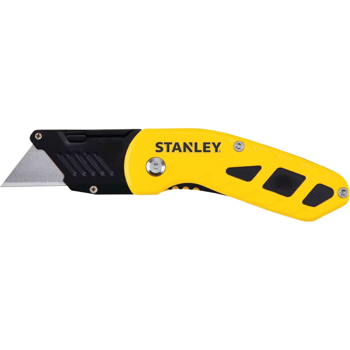 Compact Fixed Blade Folding Knife, Metal Handle