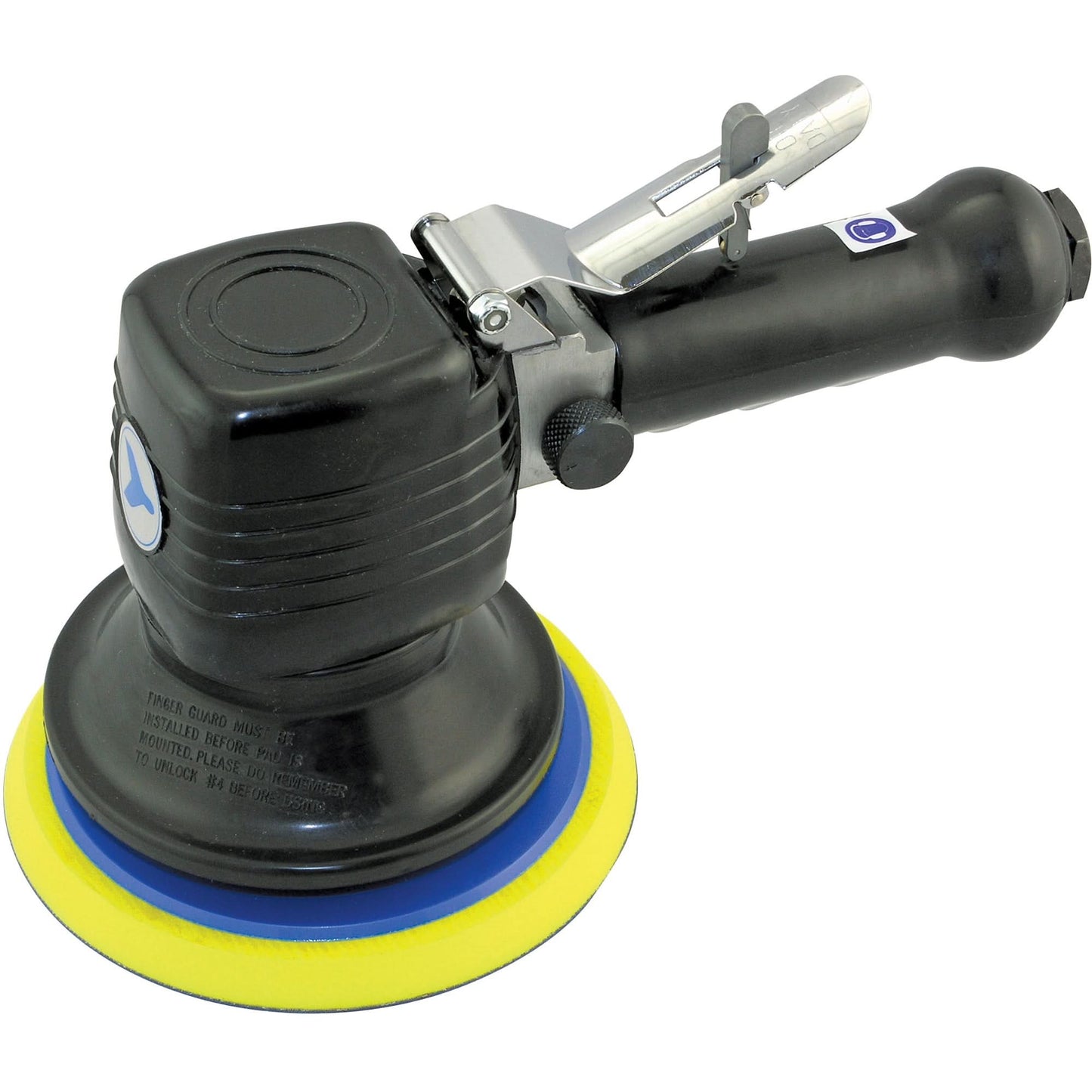 FS127A Dual-Action Sander, 6" Dia., 1/4" NPT Inlet, 10000 RPM