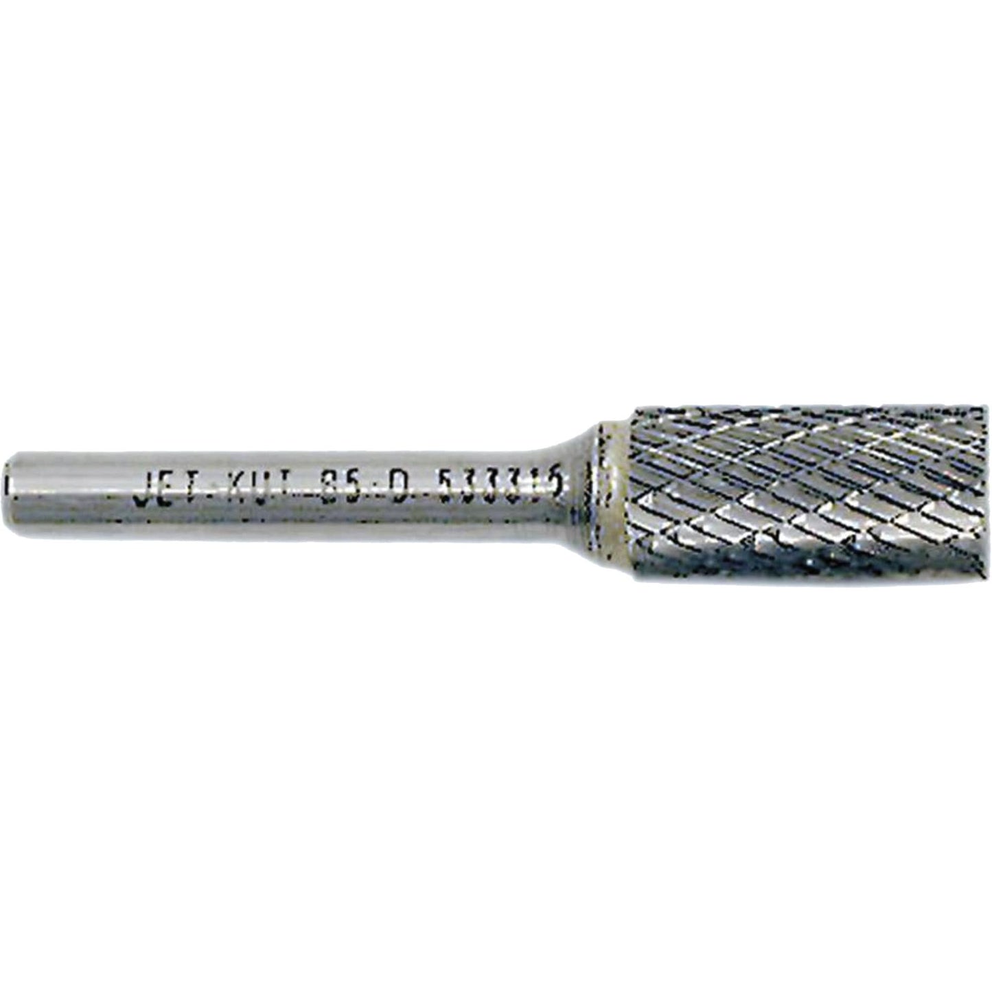 End-Cut Cylindrical Burr, 5/8" Dia., 1/4" Shank, 1" Depth of Cut