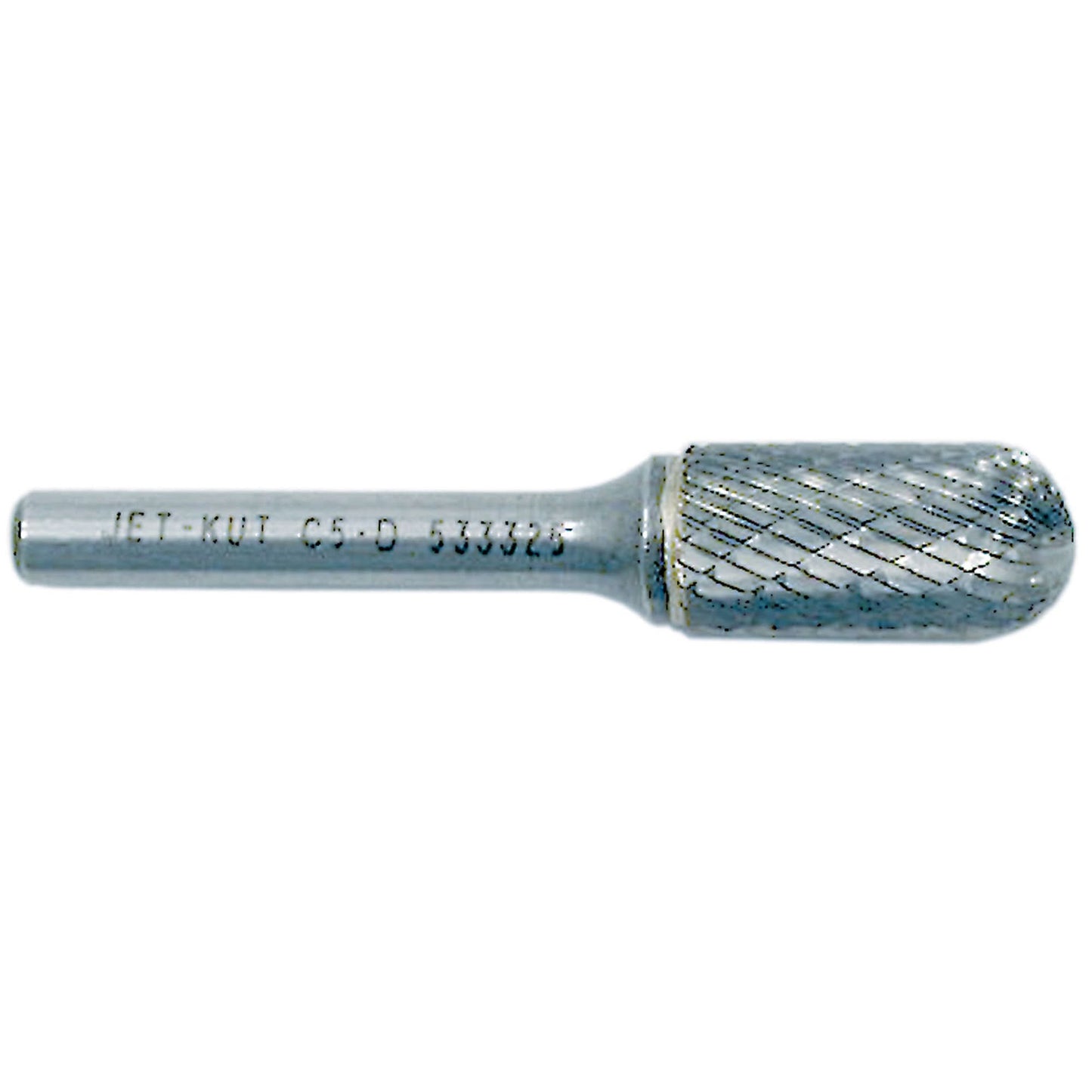 JET-KUT Round Nose Shape Bur, 1/4" Dia., 5/8" Depth of Cut