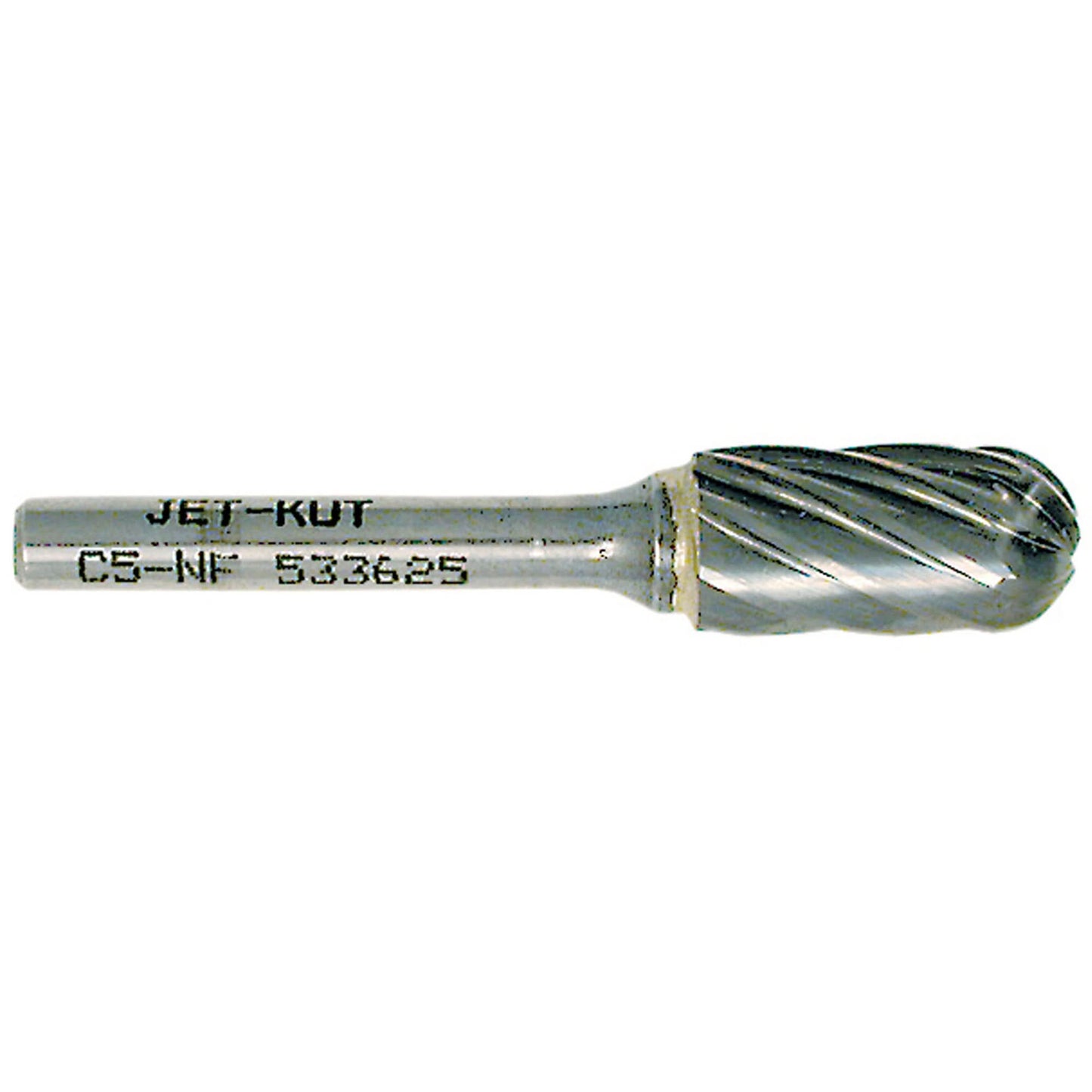 C5-NF JET-KUT® Ball Nose Shape Bur for Aluminum/Non-ferrous Materials, 1/2" Dia.