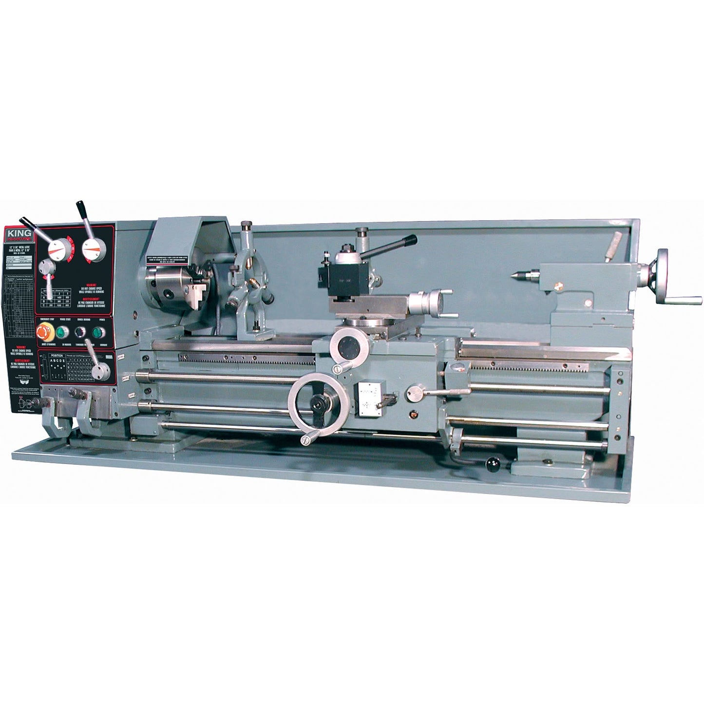 Gearhead Metal Lathes, 65" L x 28" W x 28" H