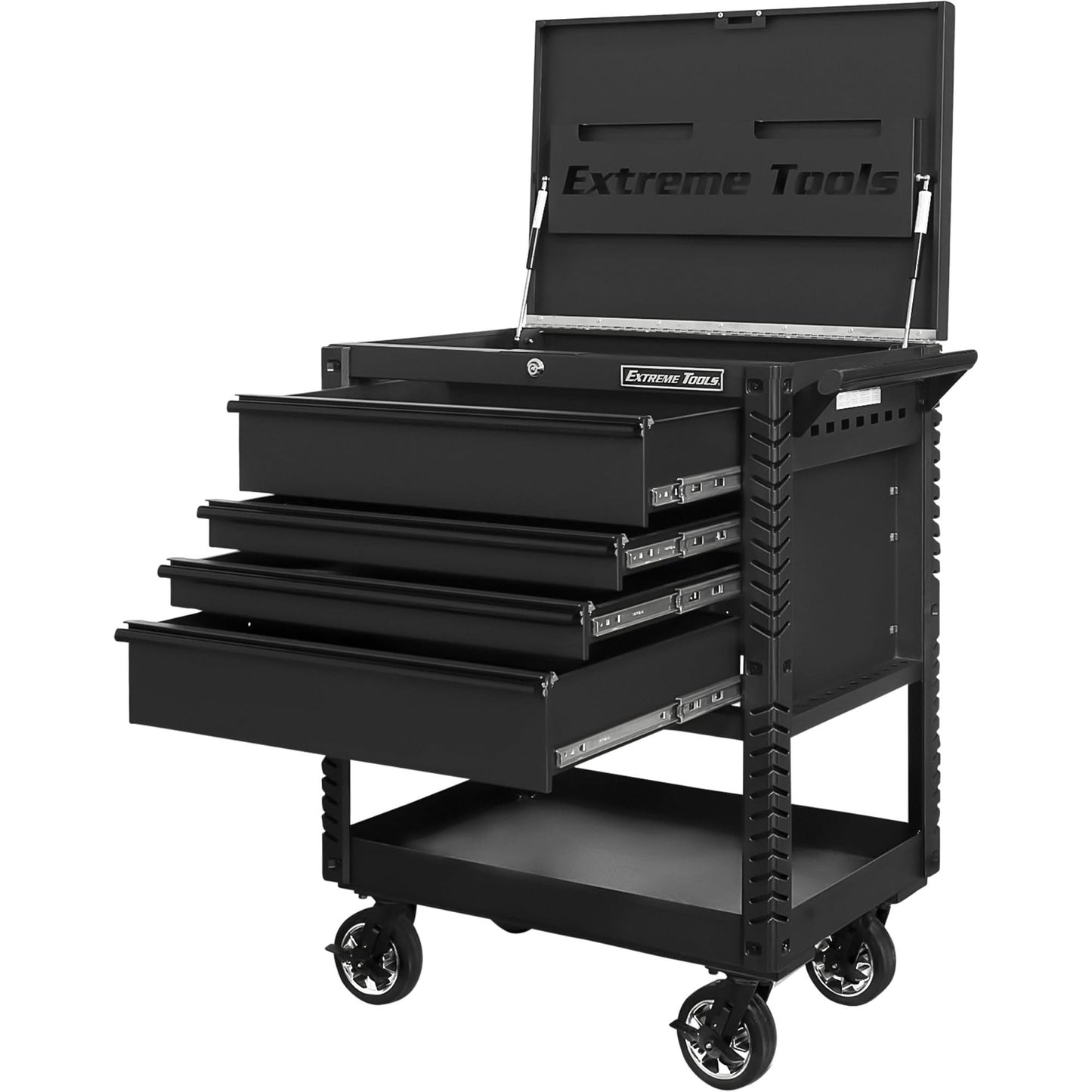 Chariot porte-outils EX Deluxe Series, 4 tiroirs, 22-7/8" L x 33" l x 44-1/4" H, noir