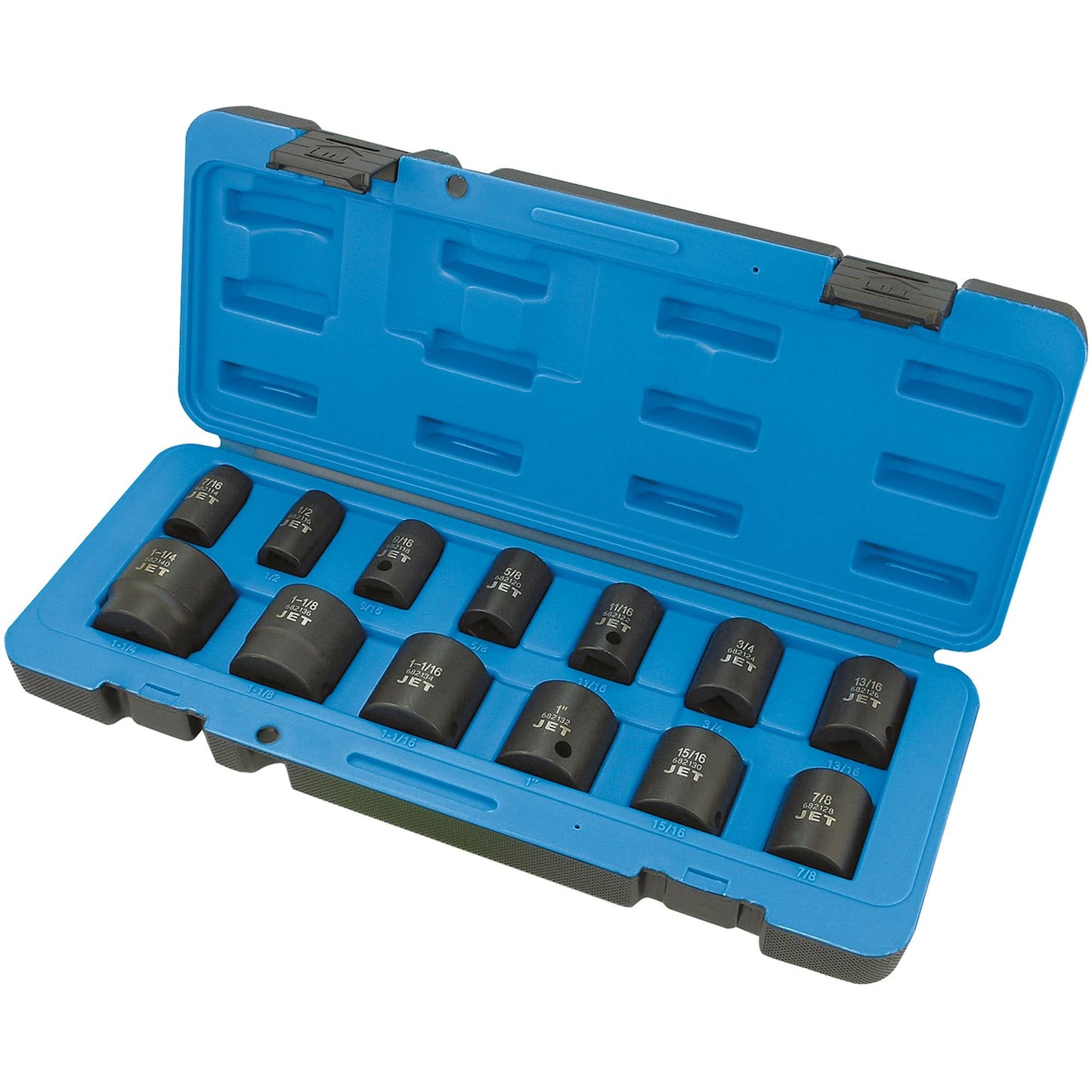 PS1312 6-Point SAE Socket Set, 13 Pcs, Impact, 1/2" Drive Size