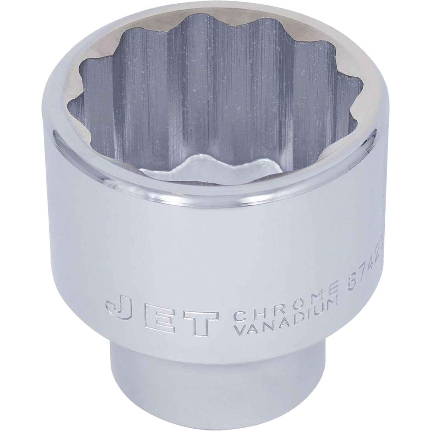 Chrome Socket, 2-3/8", 1" Drive, 12 Points