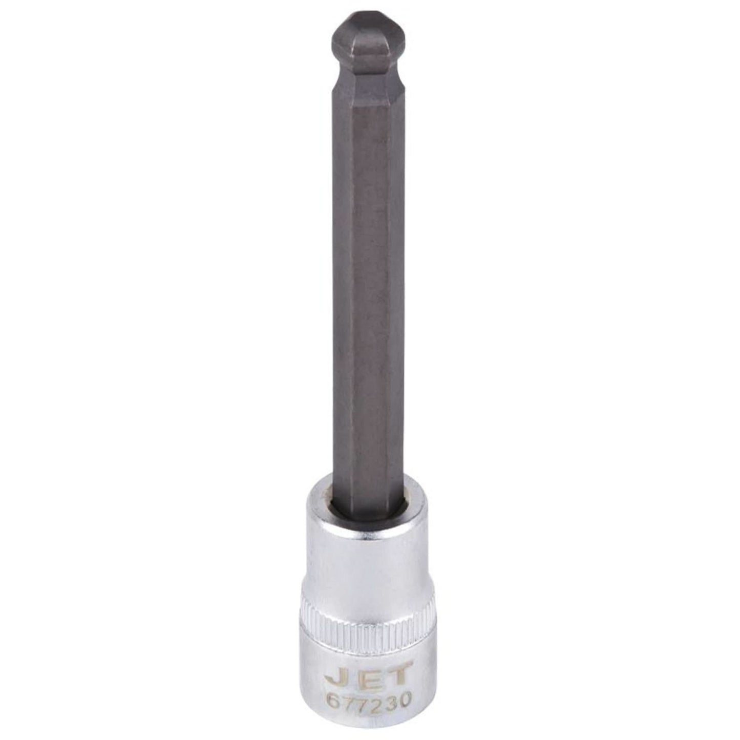 Bit Socket, Hex Ball, 3/16" x 4" L, 3/8" Drive