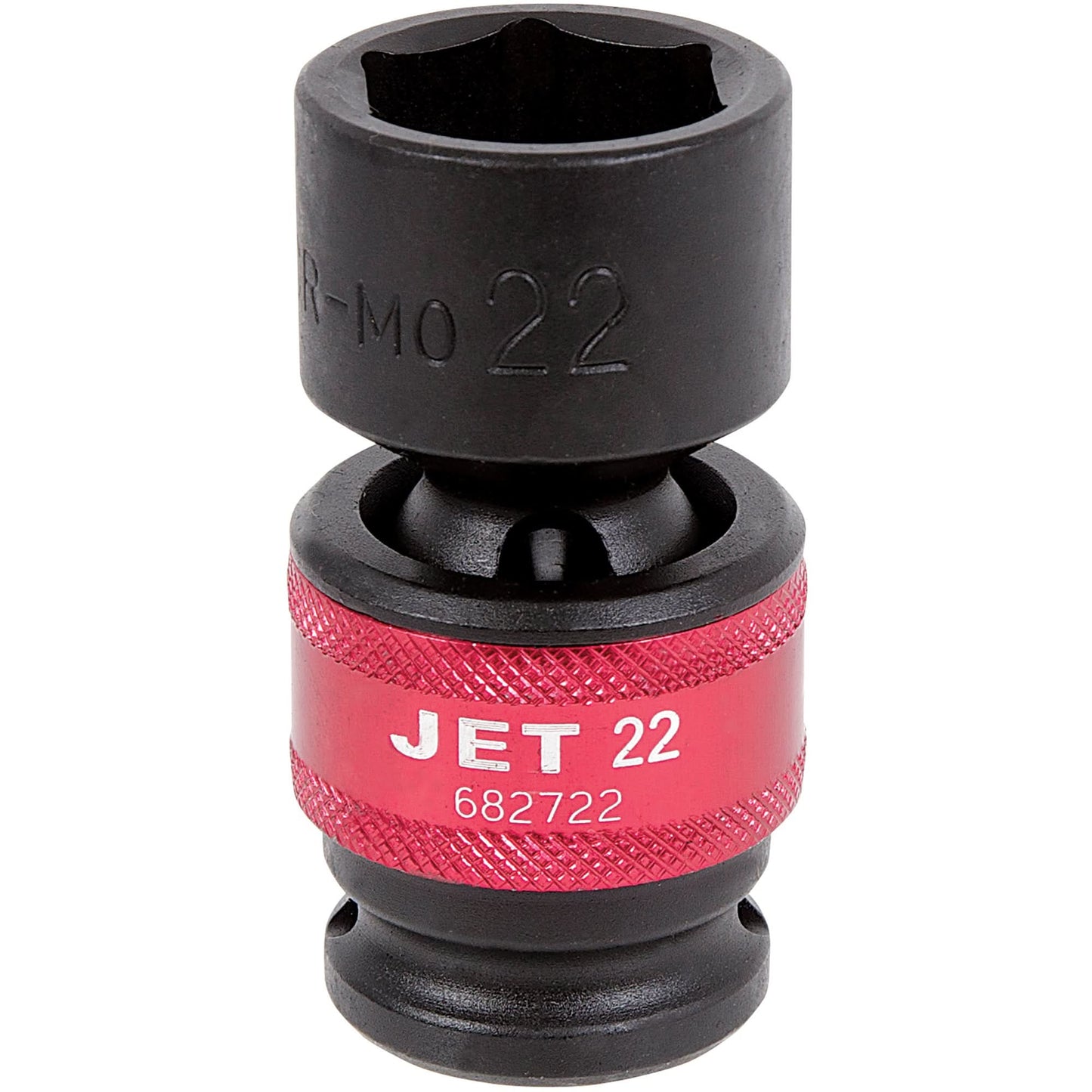 Universal Socket, Impact, 22 mm, 1/2" Drive, 6 Points