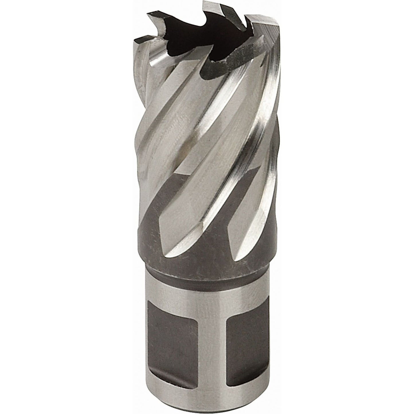 Annular Cutter, 2-1/16" Diameter, High Speed Steel, 3" Depth of Cut, 3/4" Shank
