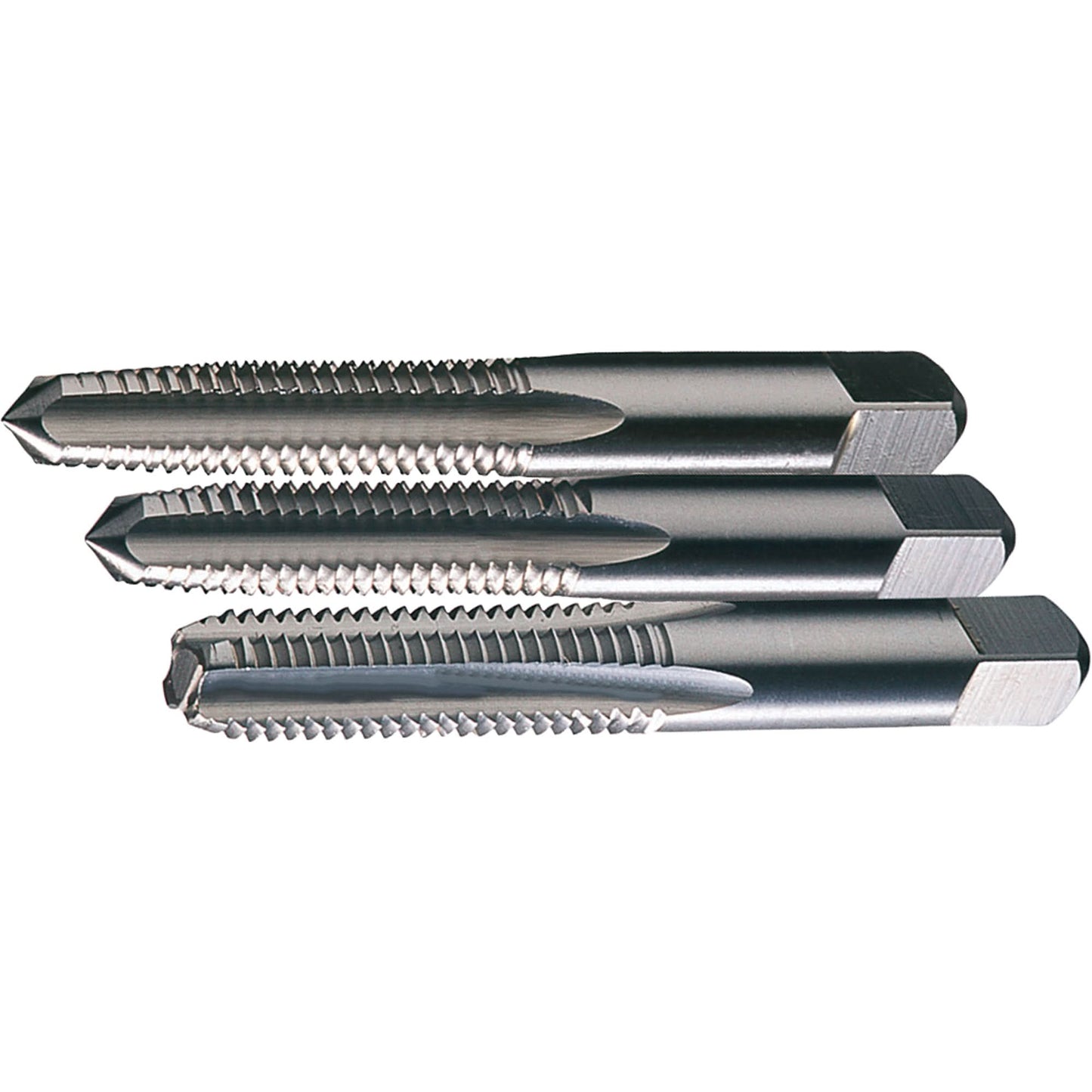 Hand Taps, HSS, Bright Finish, High Speed Steel, 1/4"-20 Thread