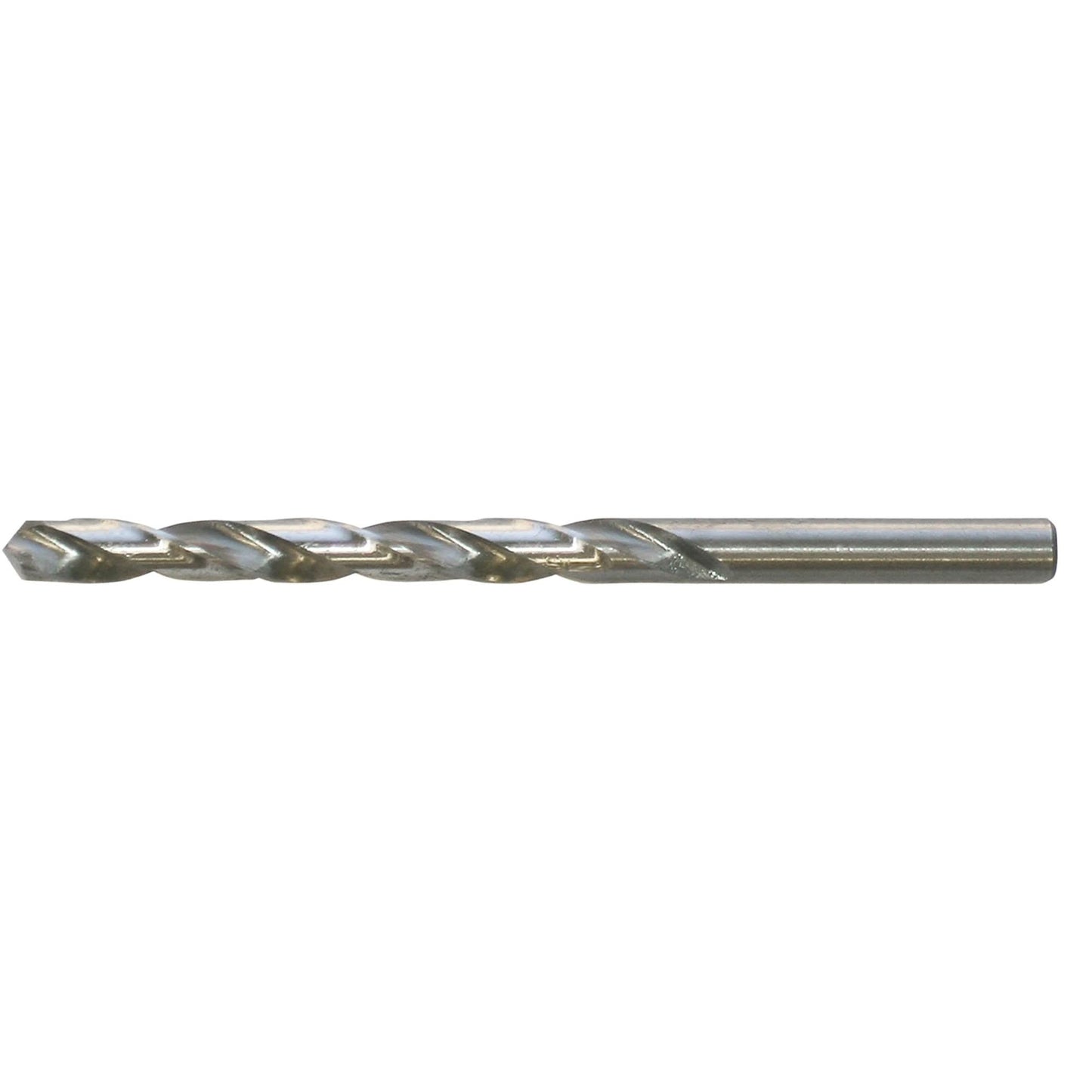 Jobber Drills NAS907 Type A, Bright Finish, High Speed Steel, 1/4", 4" L, 2-3/4" Flute, 118° Point Angle