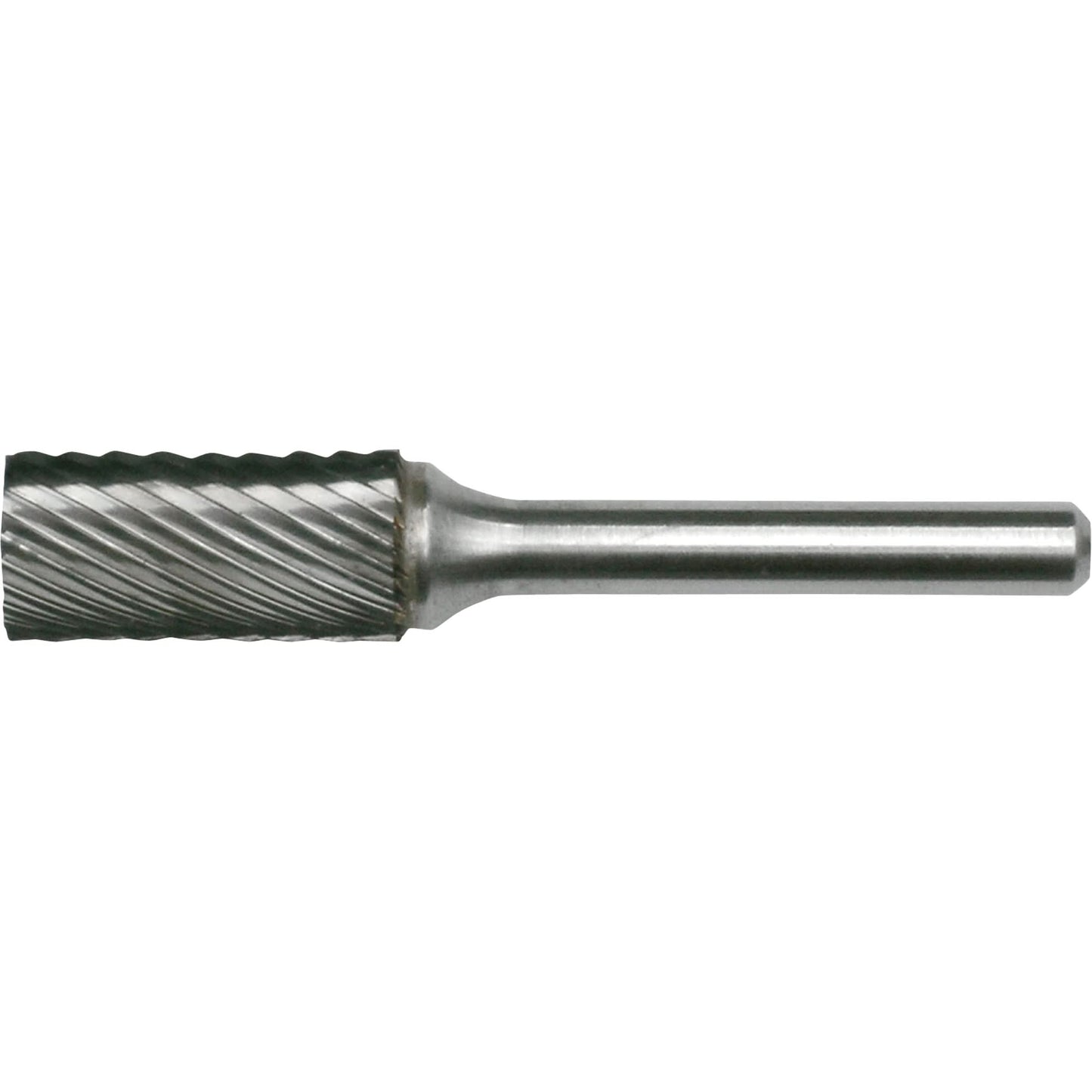 Solid Carbide Burrs - Cylinder Shape with No End Cut, SA-4, 7/16" Dia., 1/4" Shank