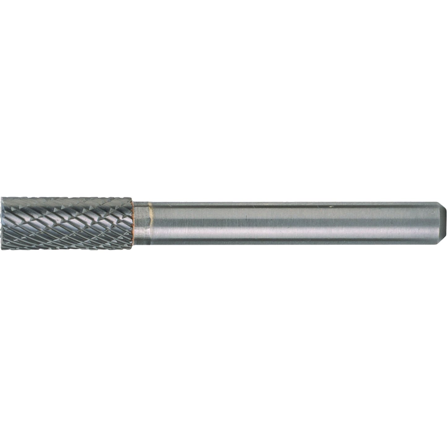 Solid Carbide Burrs - Cylinder Shape with End Cut, SB-6, 5/8" Dia., 1/4" Shank, 1" Depth of Cut