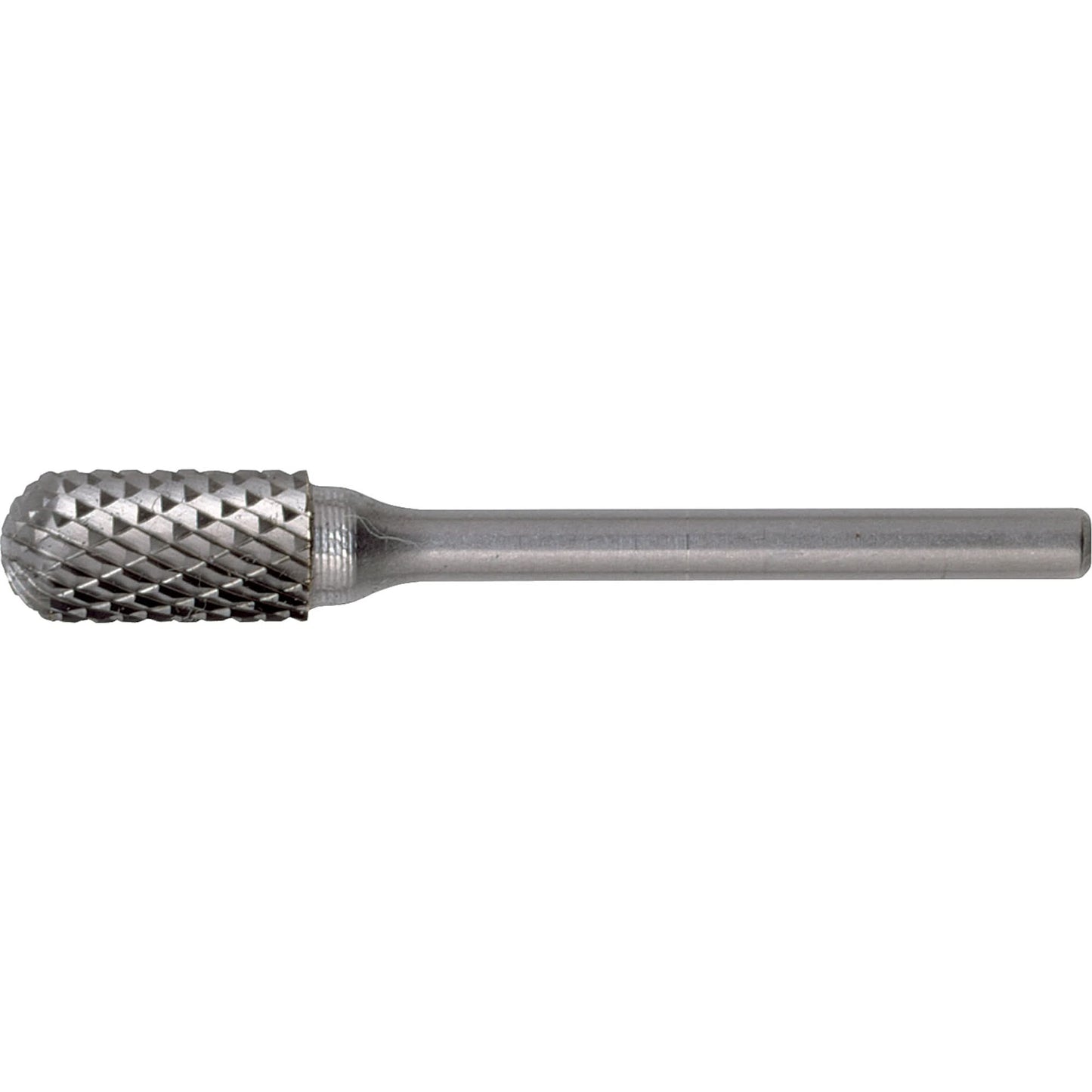 Solid Carbide Burrs - Cylinder Shape with Ball Nose, SC-42, 1/8" Dia., 9/16" Depth of Cut
