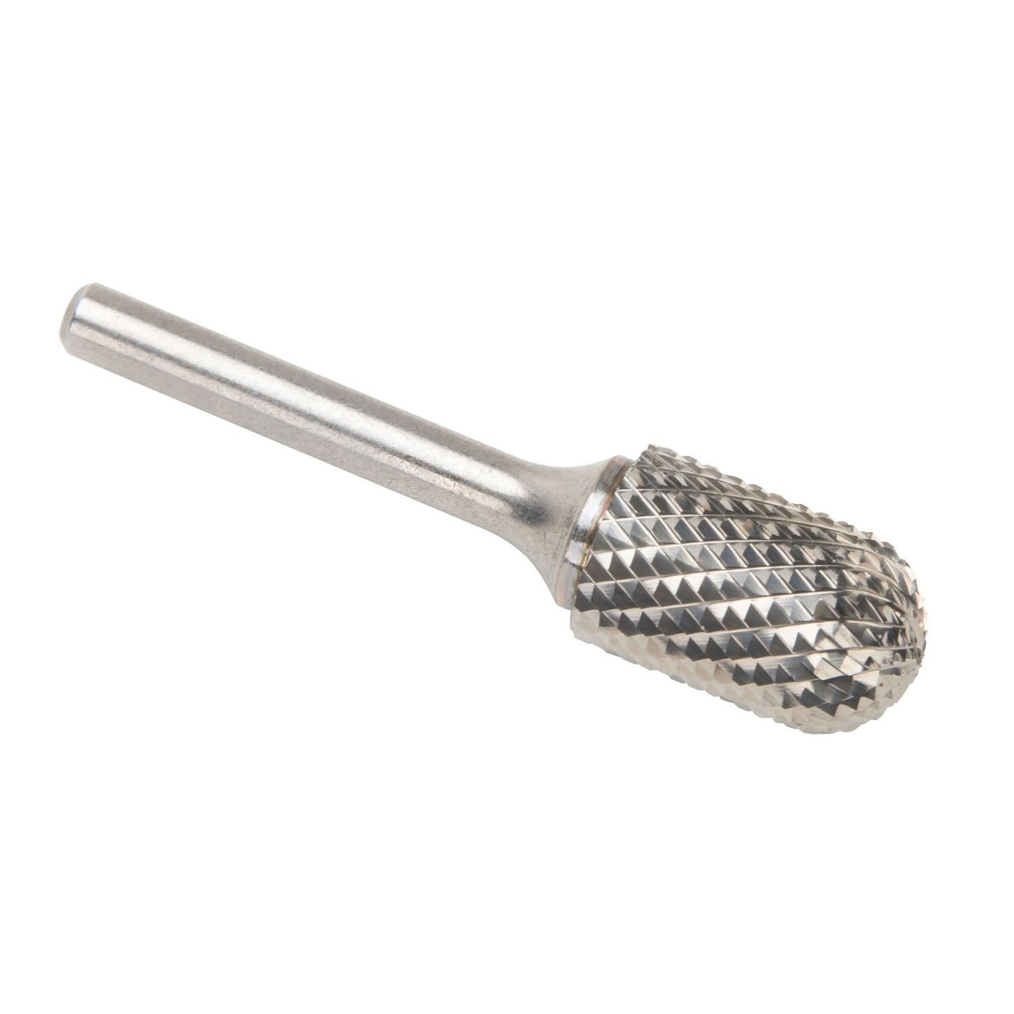Solid Carbide Burrs - Cylinder Shape with Ball Nose, SC-6, 3/5" Dia., 25.4 mm Depth of Cut