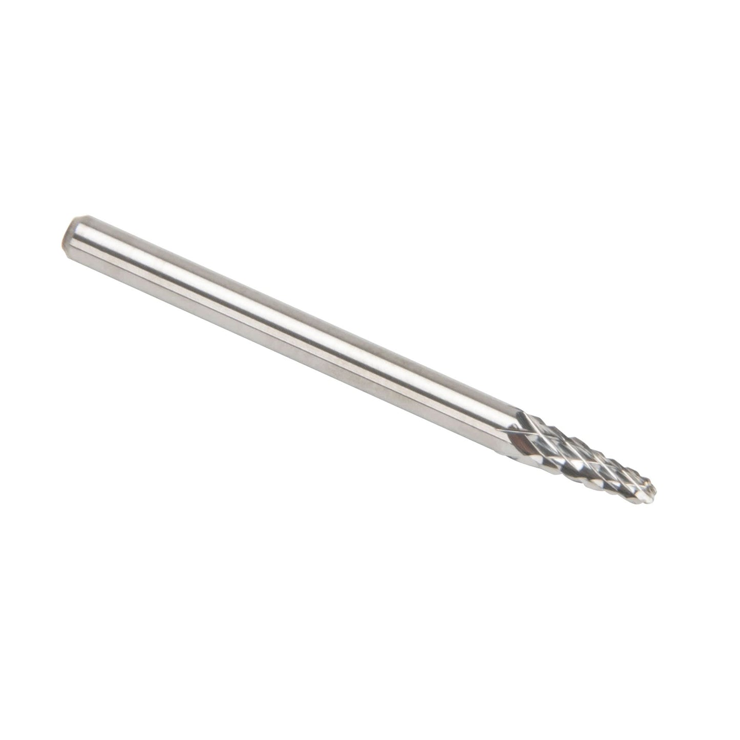 Solid Carbide Burrs - Taper Shape Radius End 14°, 1/8" Shank