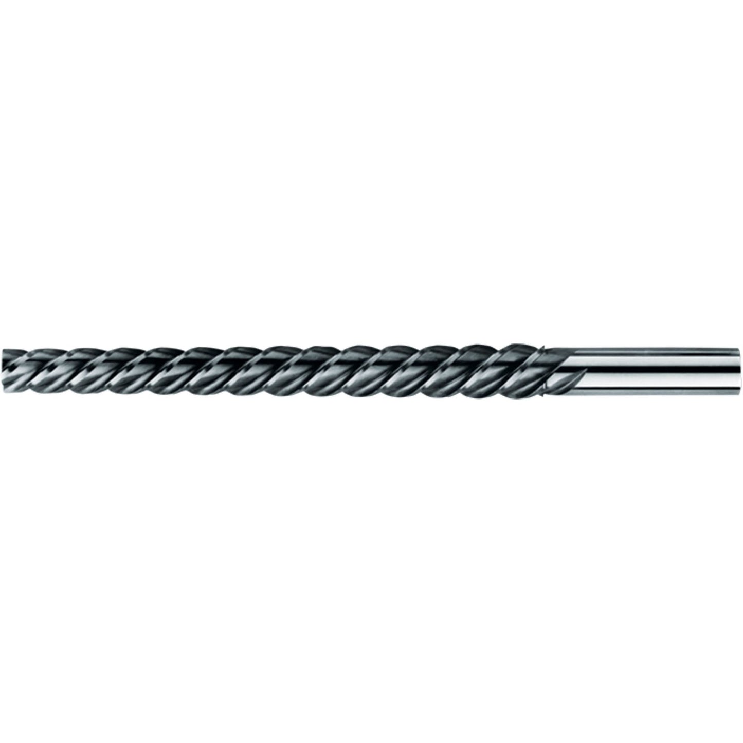 High Spiral Spirex® Taper Pin Reamer, #10 Drill, #10 Reamer, Spiral Flute, High Speed Steel, Taper Shank