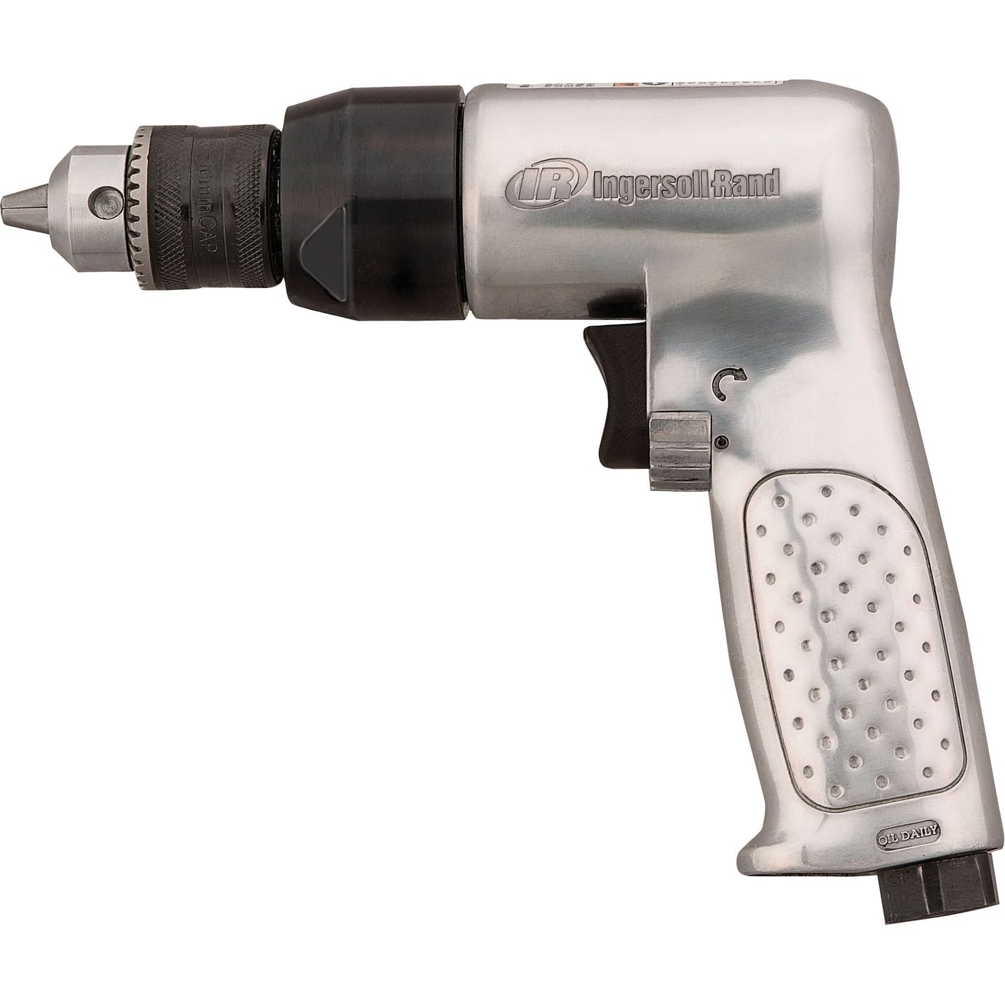 Perceuse à air d'angle droit, 4 PCM, 1/4" NPTF, 94 dBA, mandrin 3/8", à clé