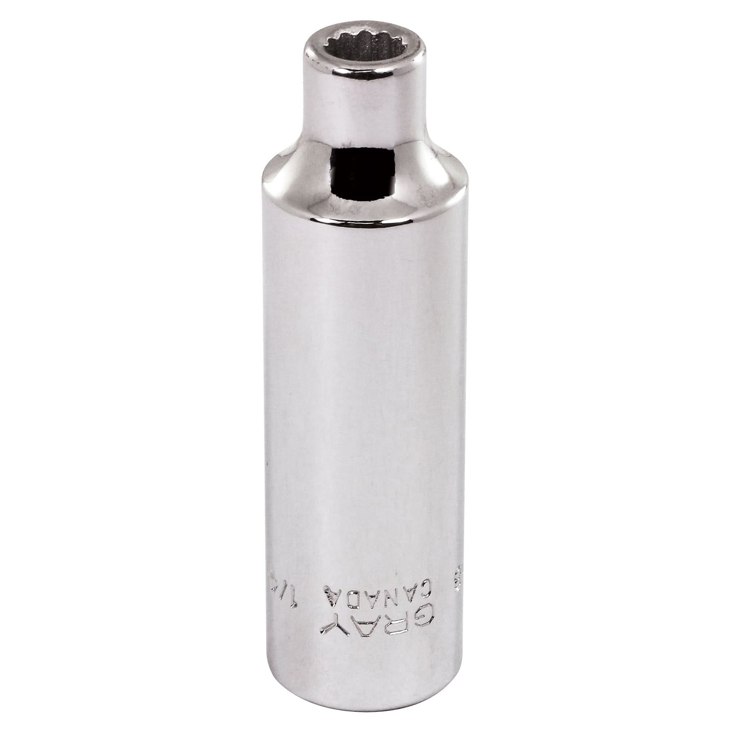 Socket, 1", 3/8" Drive, 12 Points, Deep