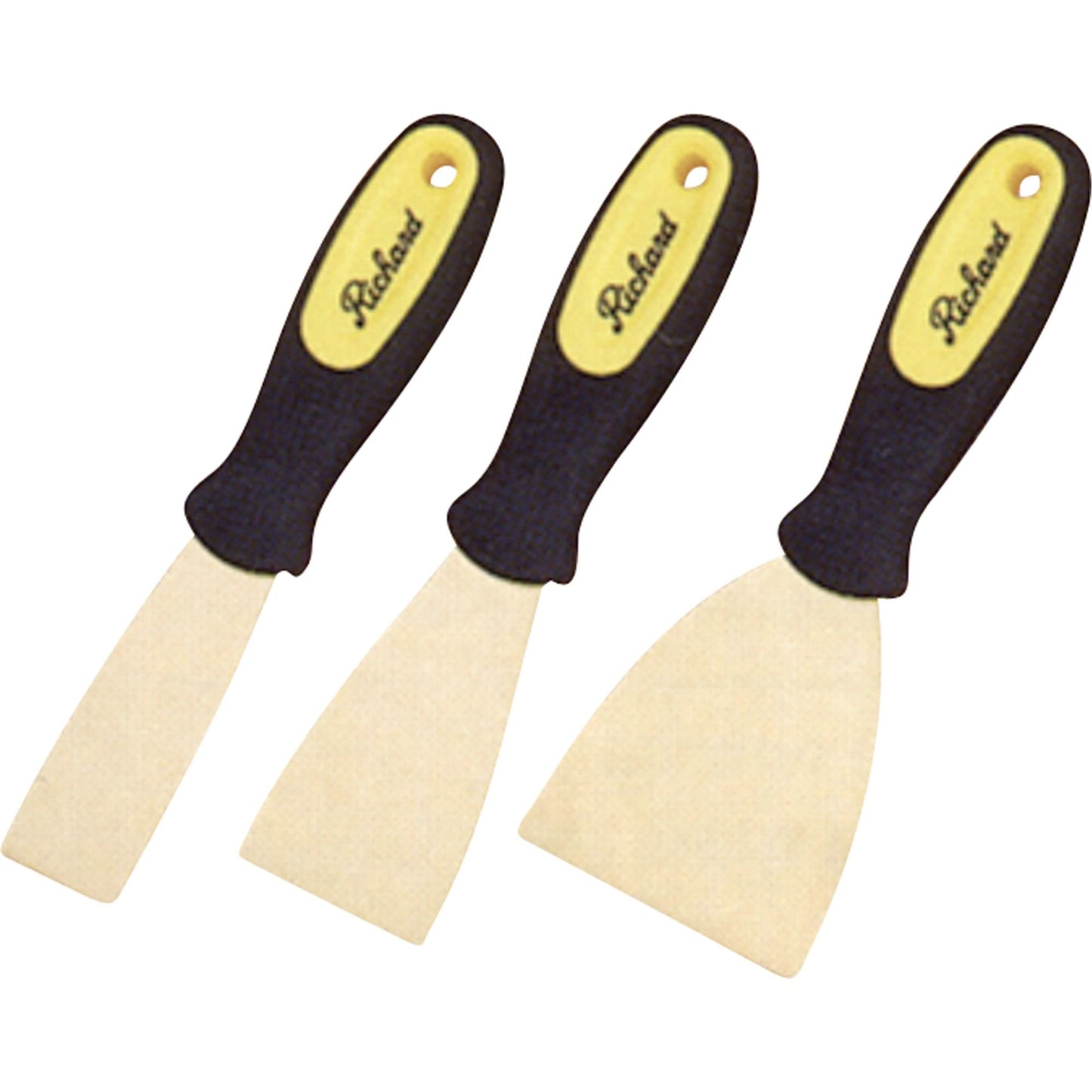 Grattoirs muraux rigides, 2 po, lame en laiton