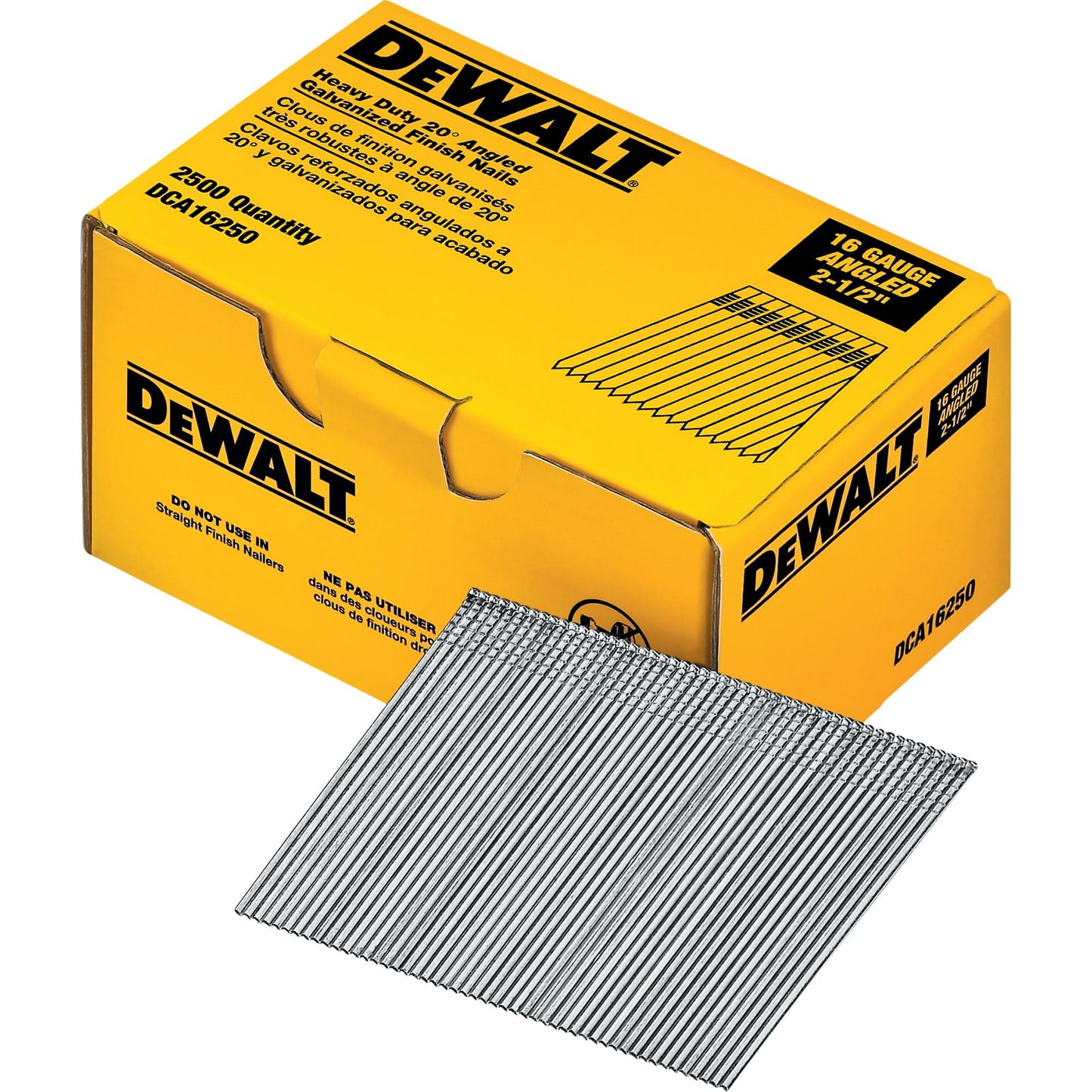 16 Gauge Angled Finish Nails