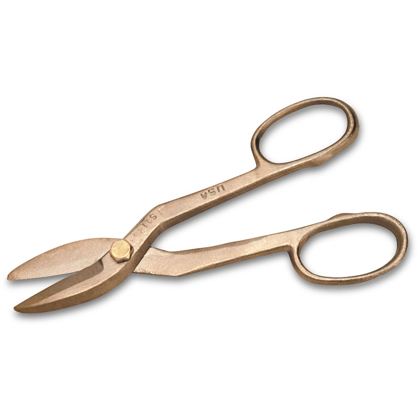 Sheet Metal Snips, 3" Cut Length, Straight Cut