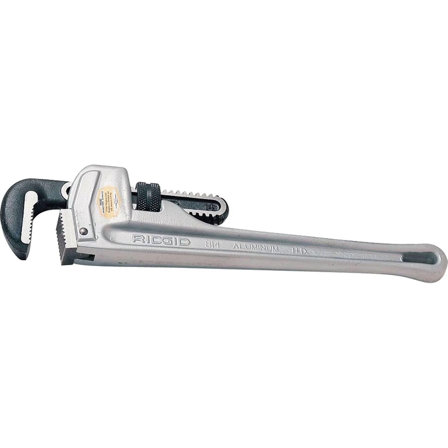 Straight Pipe Wrench, 2" Jaw Capacity, 14" Long