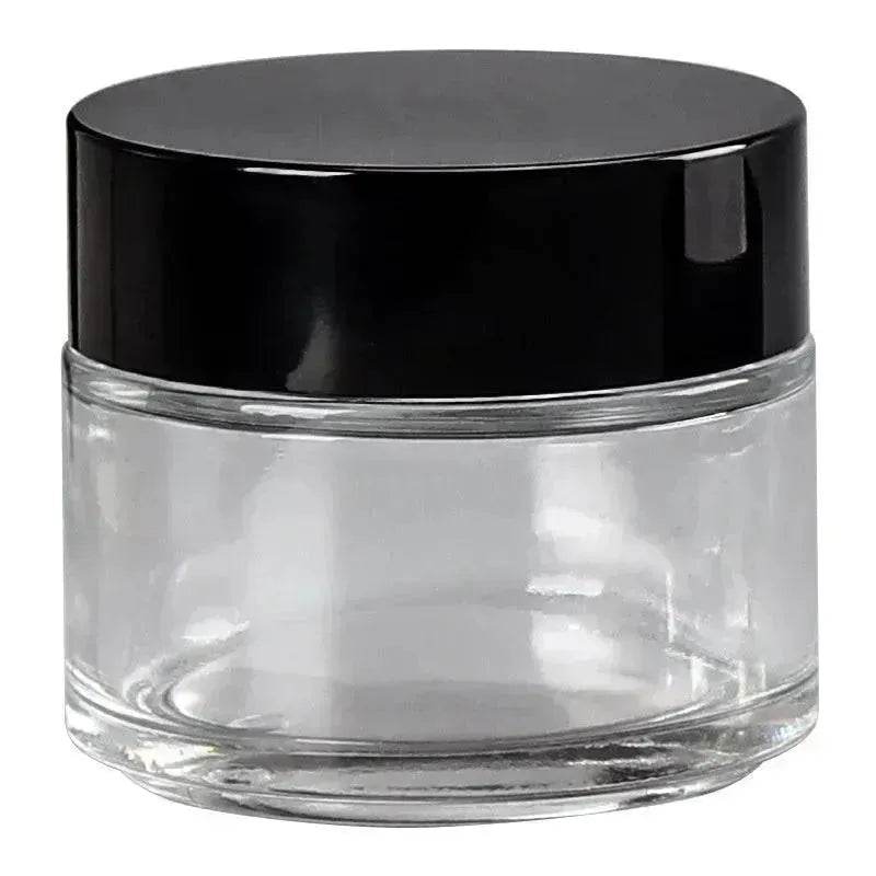 Transparent Face Cream Bottle Glass Cosmetics