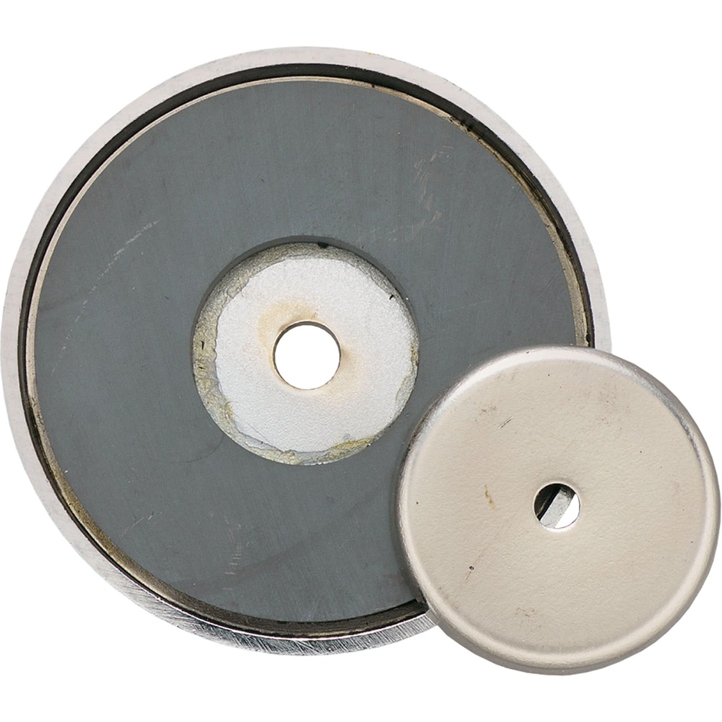 Ceramic Shallow Pot Magnet, 1-3/8" Dia., 12 lbs. Pull