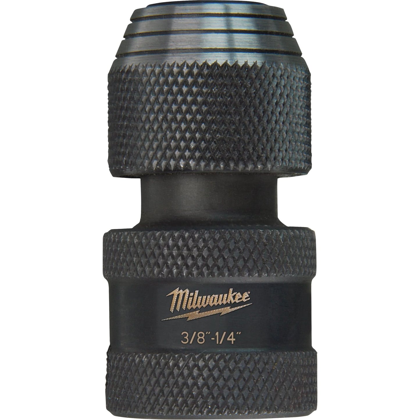 Shockwave™ Impact Driver Square to Hex Socket Adapter, Impact, 1/4" Drive, 3/8" Socket, 1.875" L