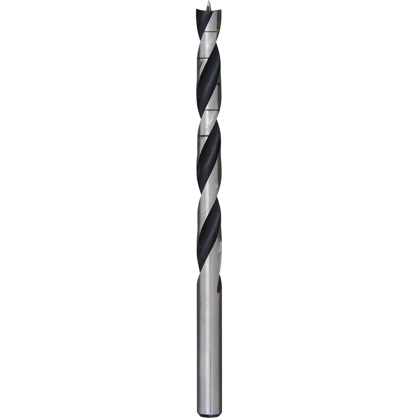 Brad Point Wood Bit, 1/4", 4" Length, 1/4" Shank