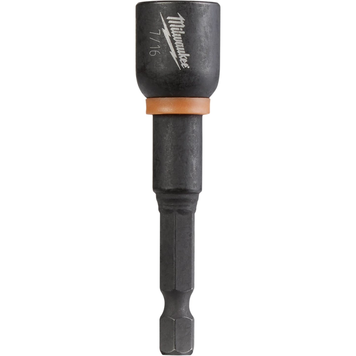 Douille à chocs Shockwave™ Impact Duty™, embout 1/4", entraînement 7/16", 2-9/16" L, magnétique
