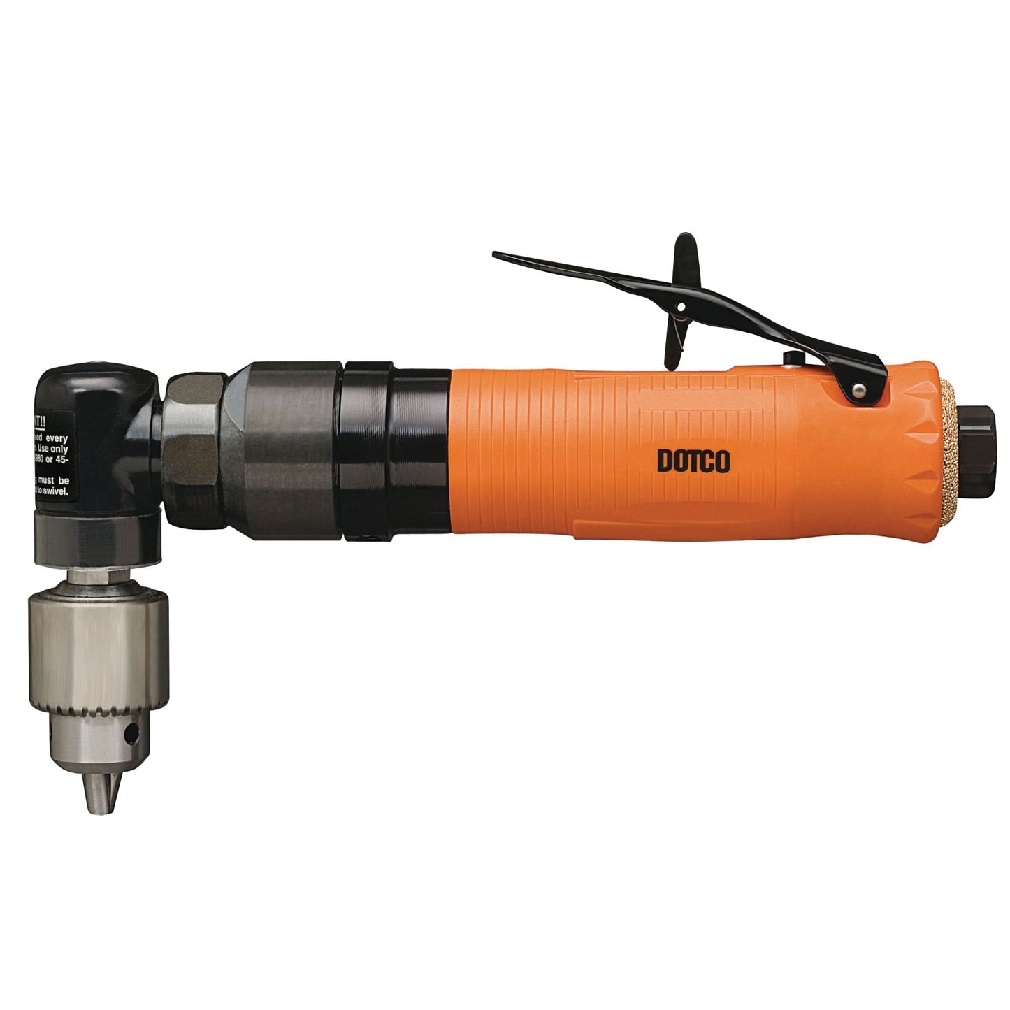DOTCO® 15-14 Series Right Angle Drill, 1/4" Chuck, 1/4" NPT Air Inlet, 1500 No Load RPM