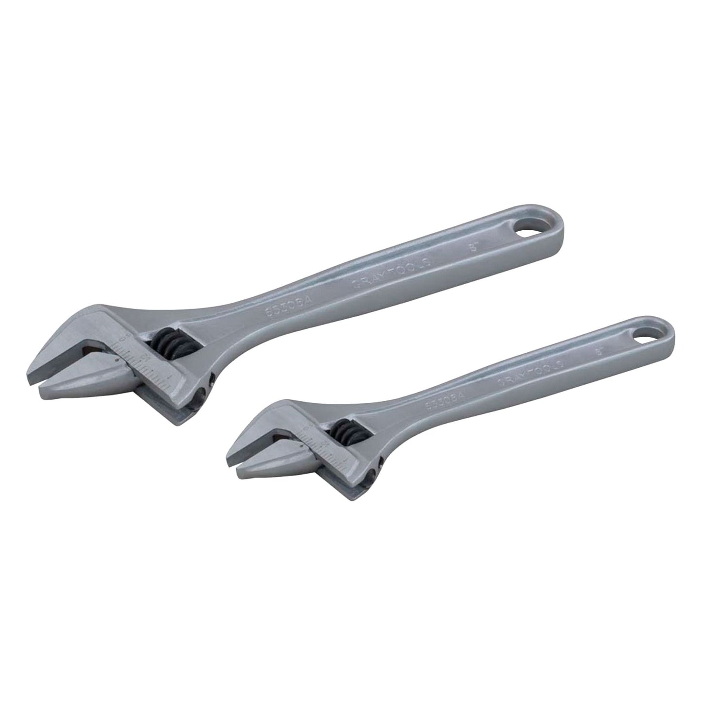 Wrench Set, Adjustable, 2 Pieces, Imperial and Metric