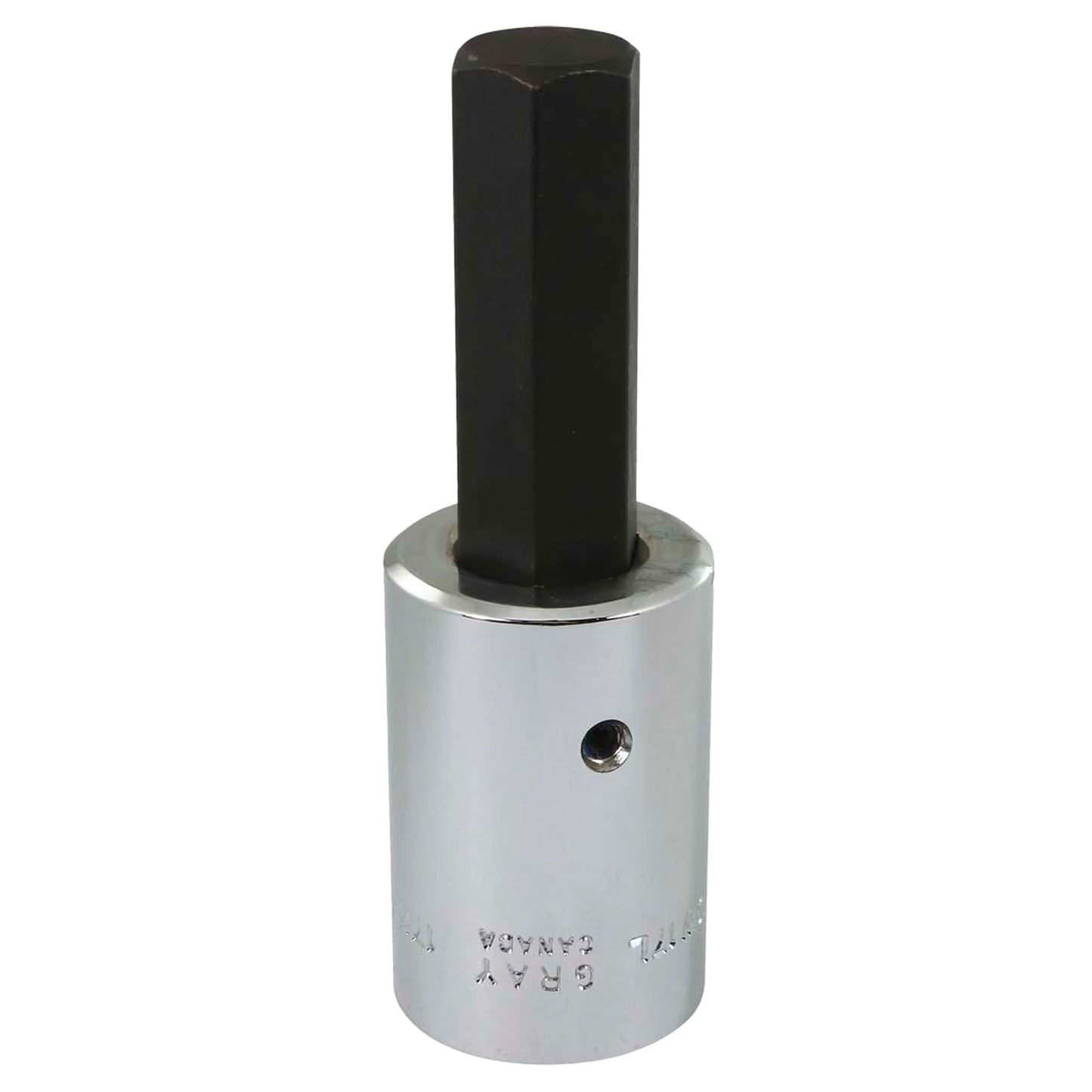 Bit Socket, Hex, 17 mm x 101 mm L, 1/2" Square Drive Drive