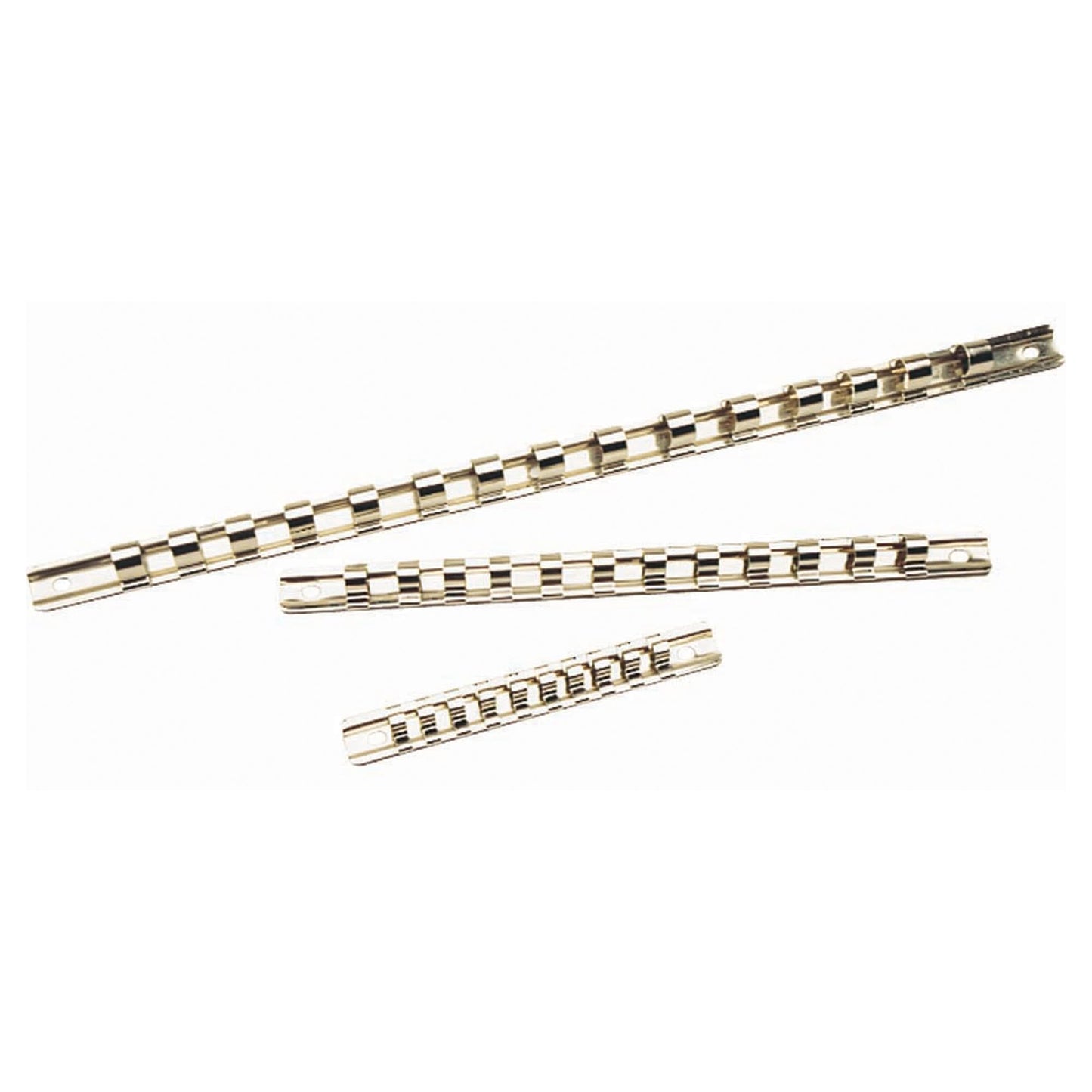 19" Socket Rail with Clips