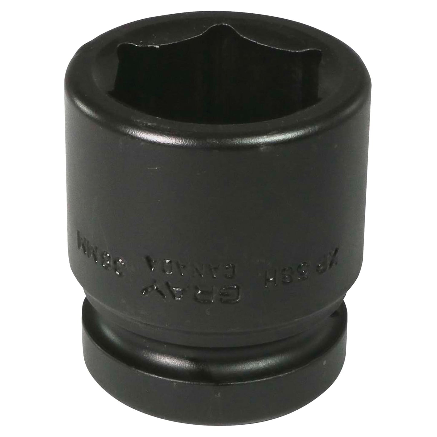 Socket, Impact, 38 mm, 1" Drive, 6 Points