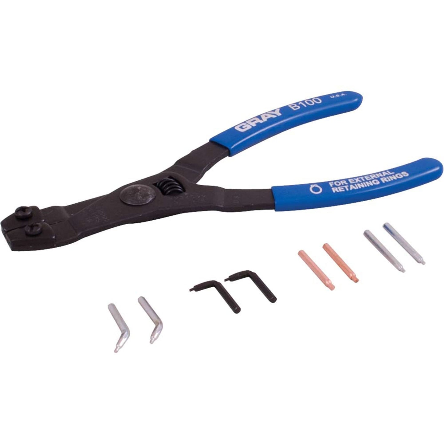 Snap Ring Plier, 9 Pieces