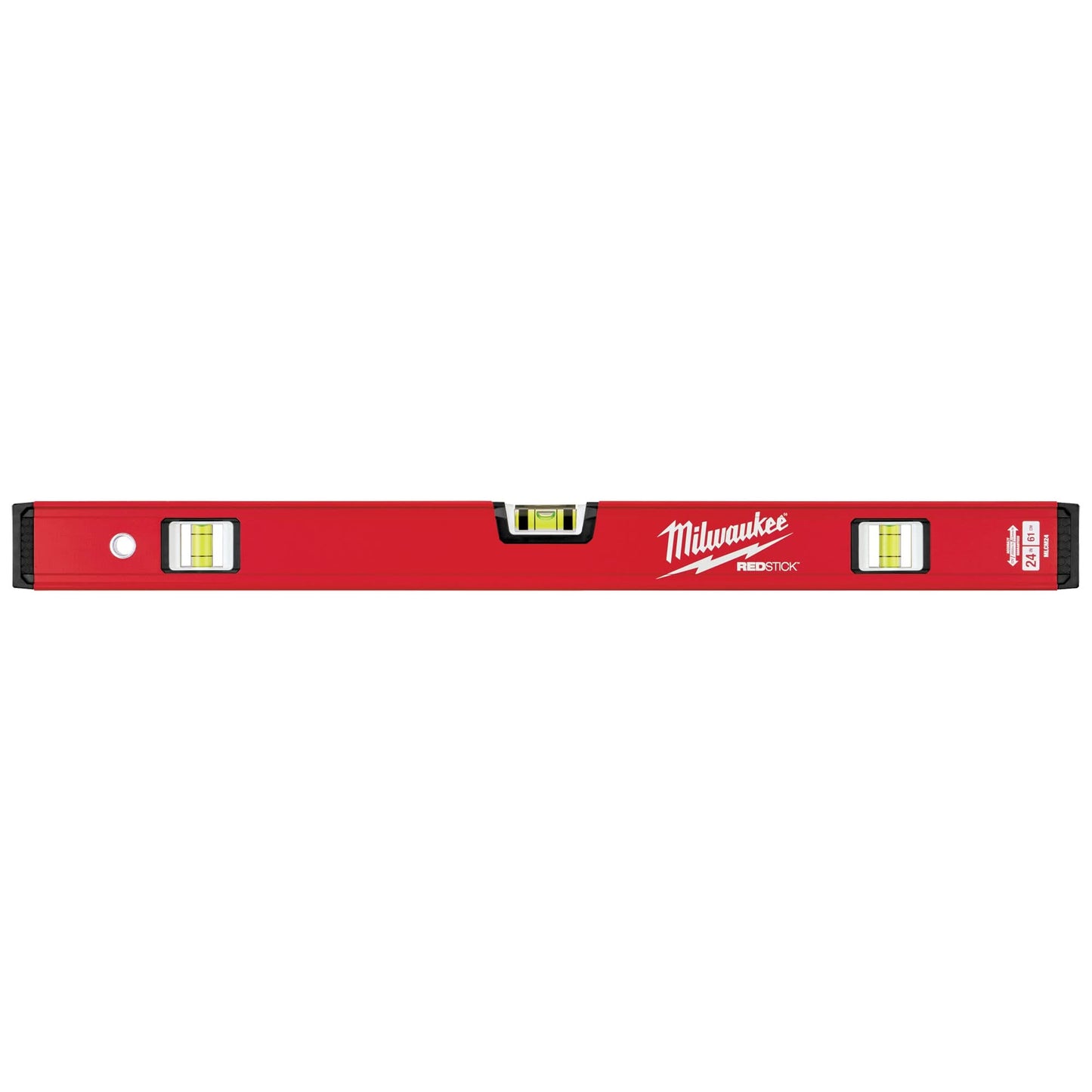 Redstick™ Compact Level, Box, 2' L, Steel, 3, Non-Magnetic
