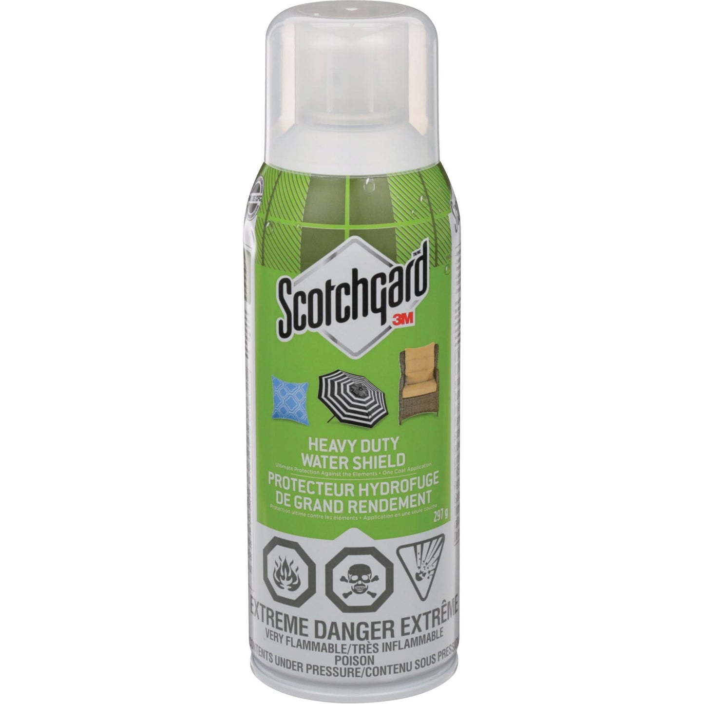 Scotchgard™ Protecteur d'extérieur, 297 g, Bombe aérosol, Transparent