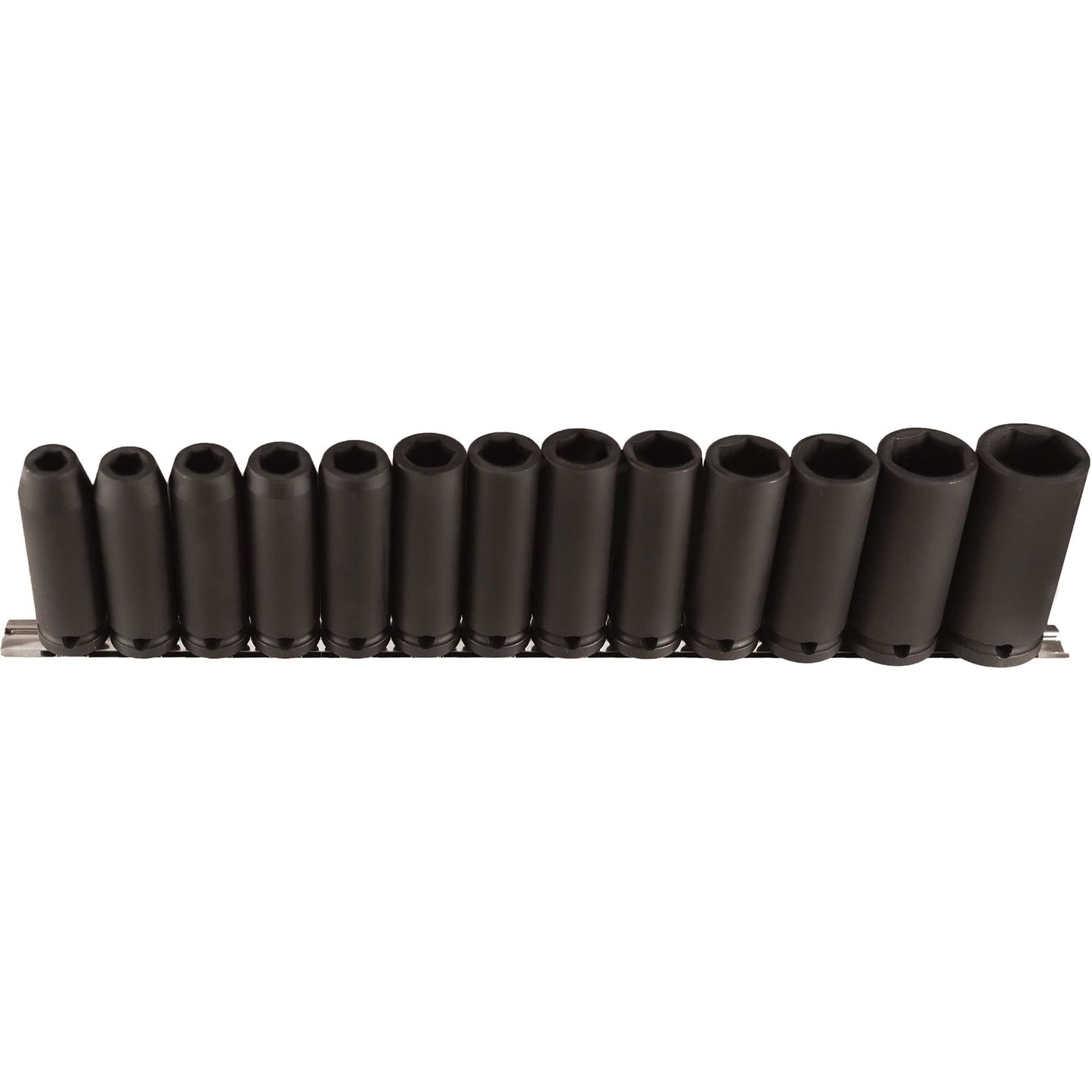 Long Socket Set, 13 Pcs, Impact, 1/2" Drive Size, Deep
