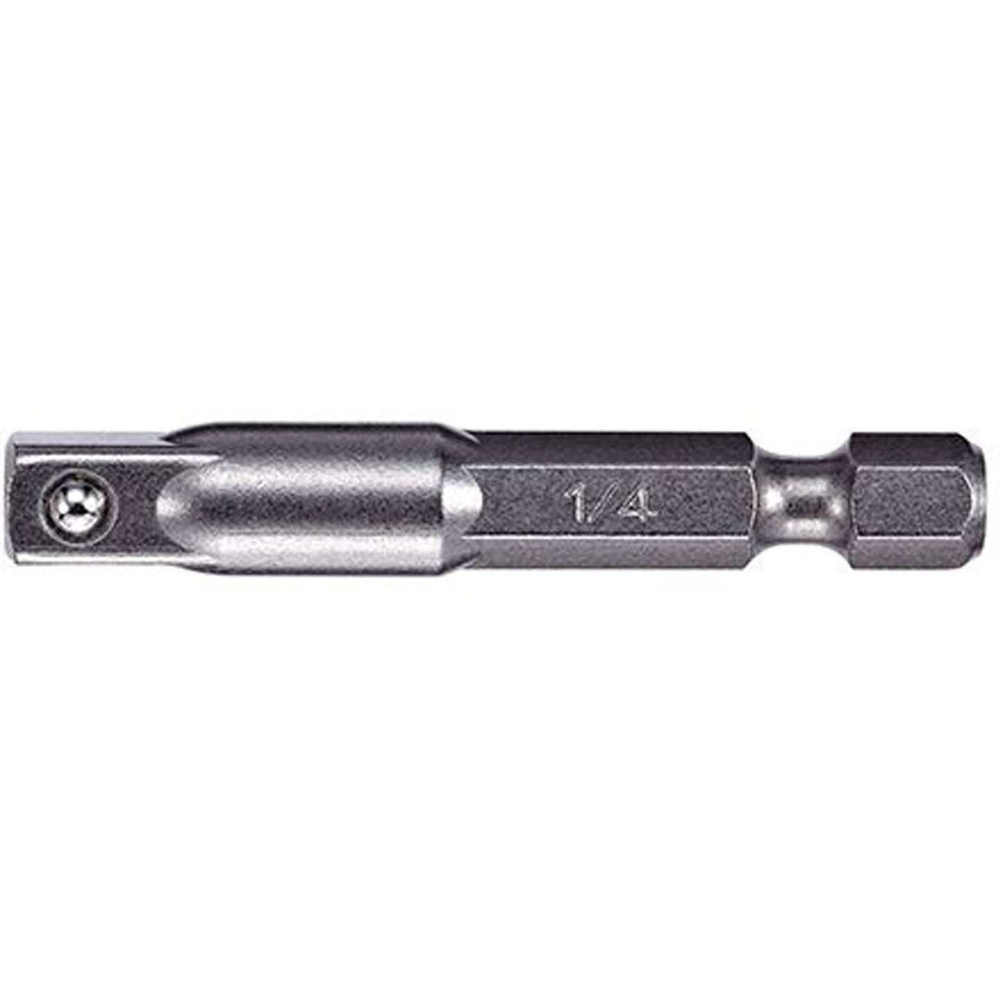 Adapter & Extension, 1/4" Drive Size, 1/4" Male Size, Pin, 5" L