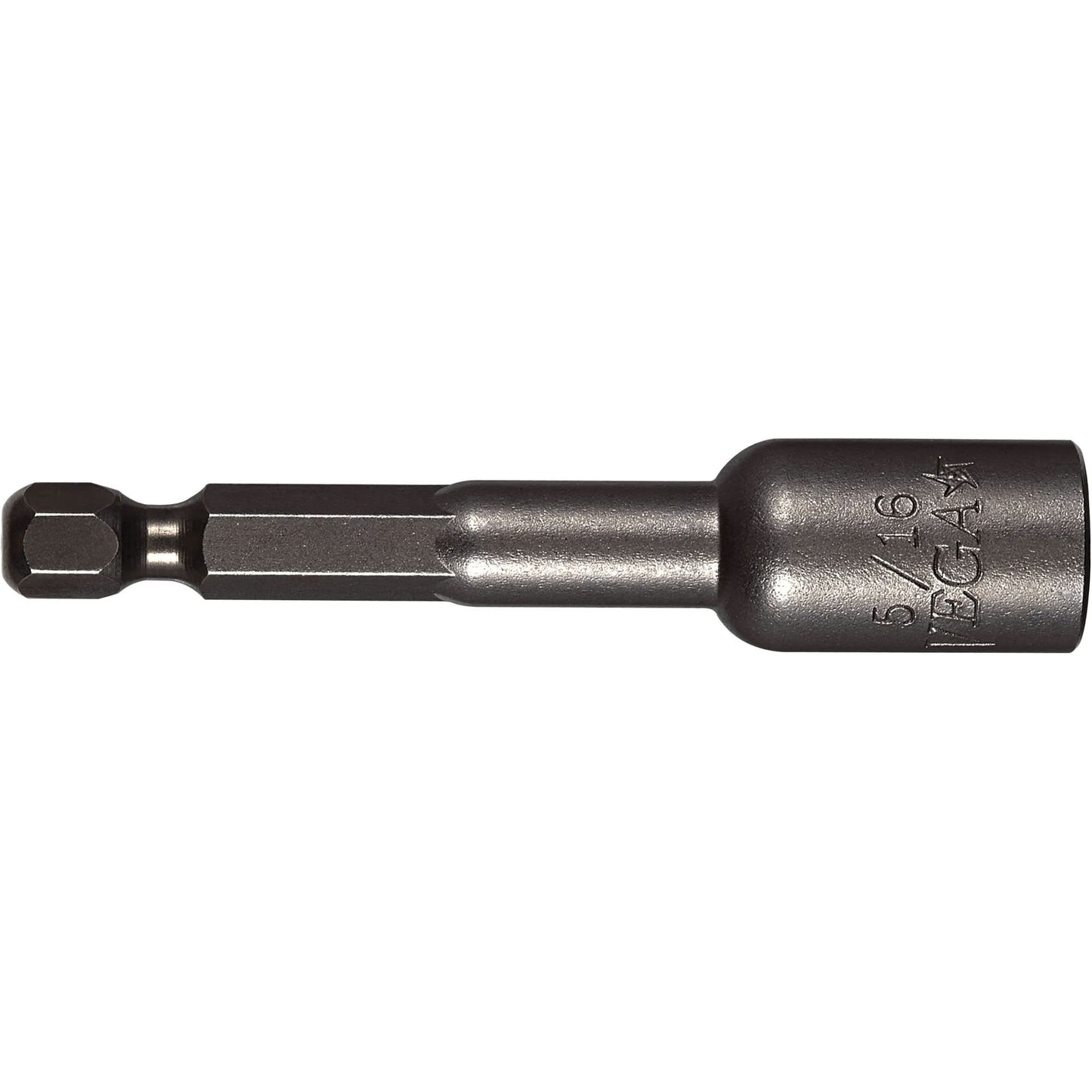 Lobular Nutsetter, 3/8" Tip, 1/4" Drive, 2-9/16" L, Magnetic