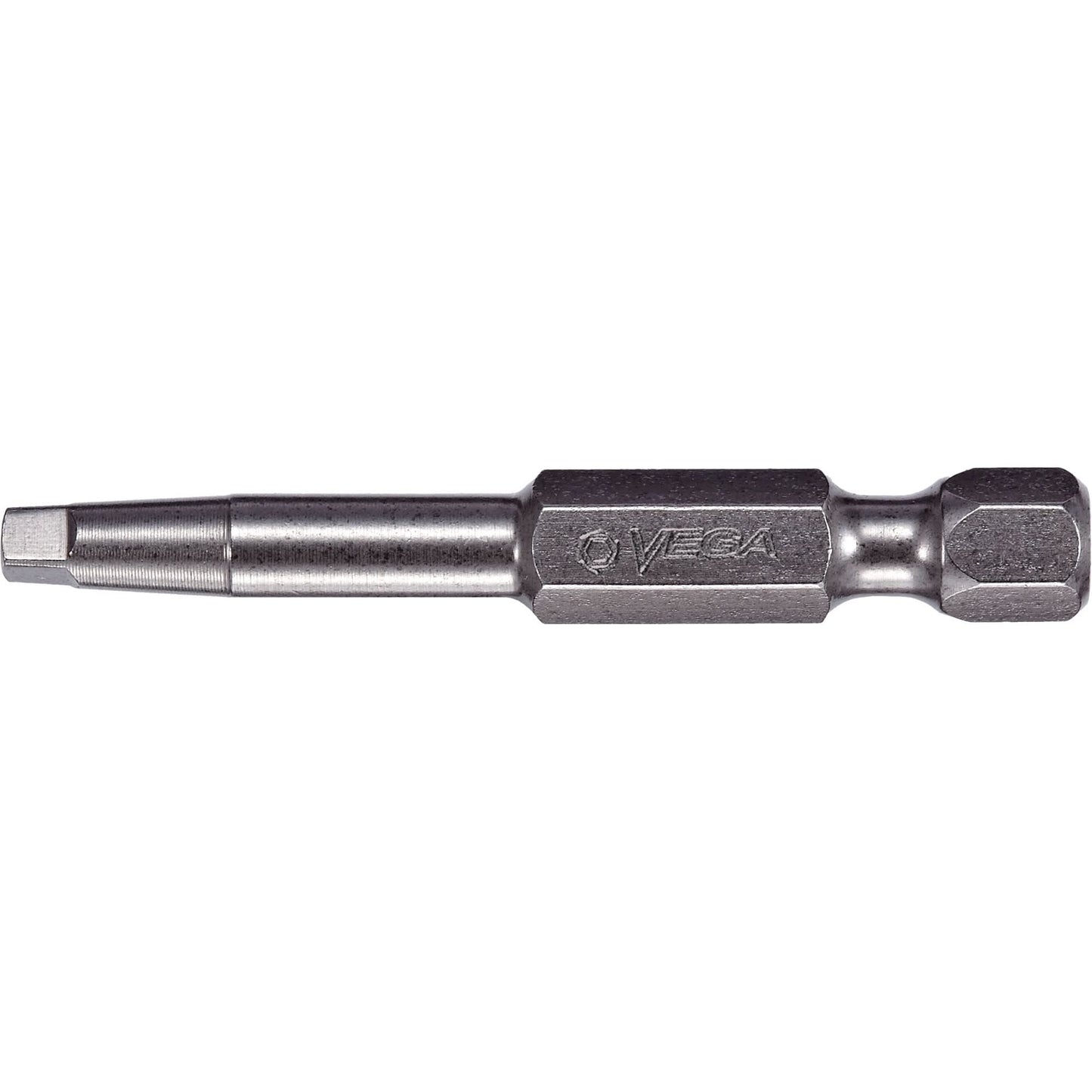 Power Bit, Square, #1 Tip, 1/4" Drive Size, 8" Length
