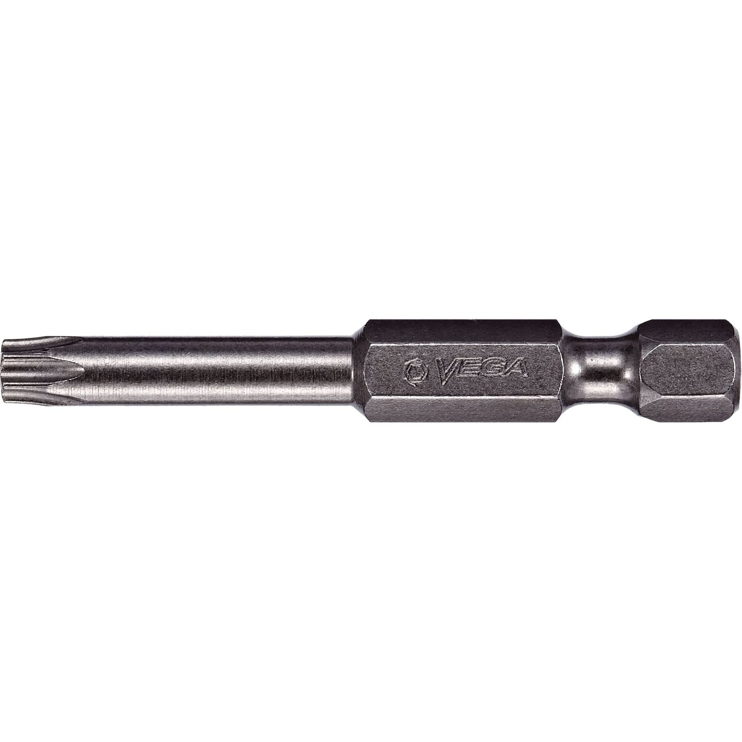 Power Bit, Torx, T-27 Tip, 1/4" Drive Size, 6" Length