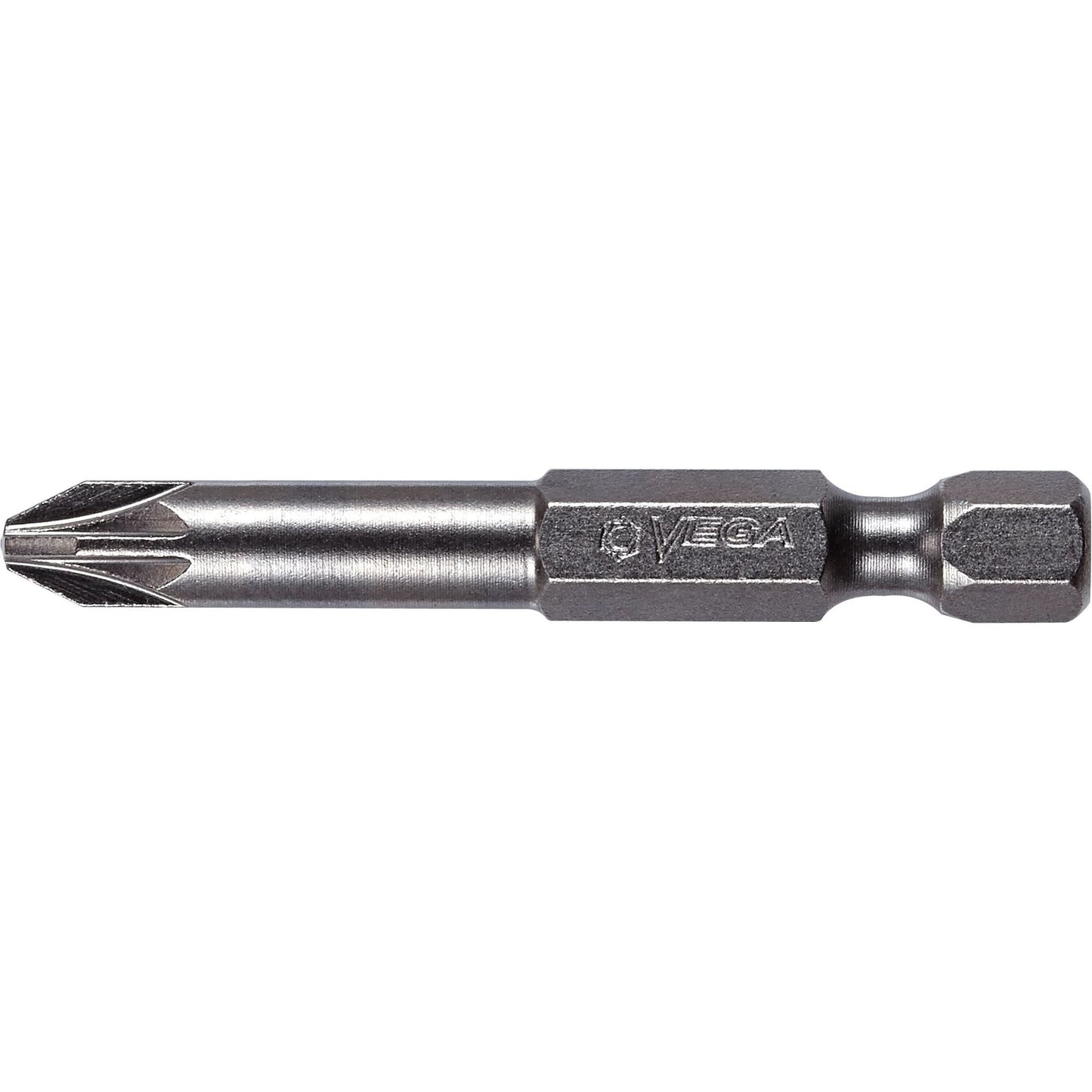 Power Bit, Pozidriv, #2 Tip, 1/4" Drive Size, 6" Length