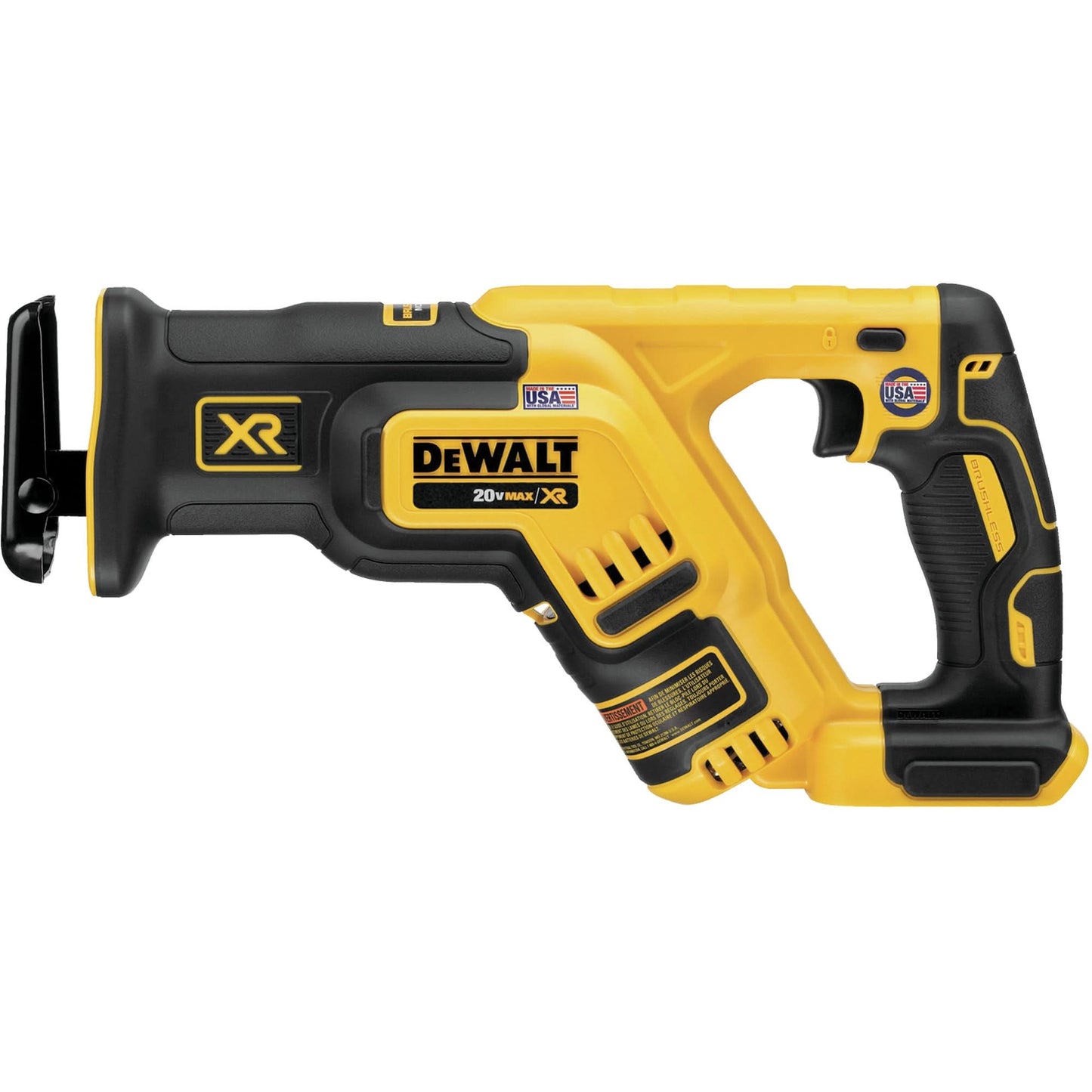 Max XR® Brushless Reciprocating Saw (Tool Only), 20 V, Lithium-Ion Battery, 0-2900 SPM